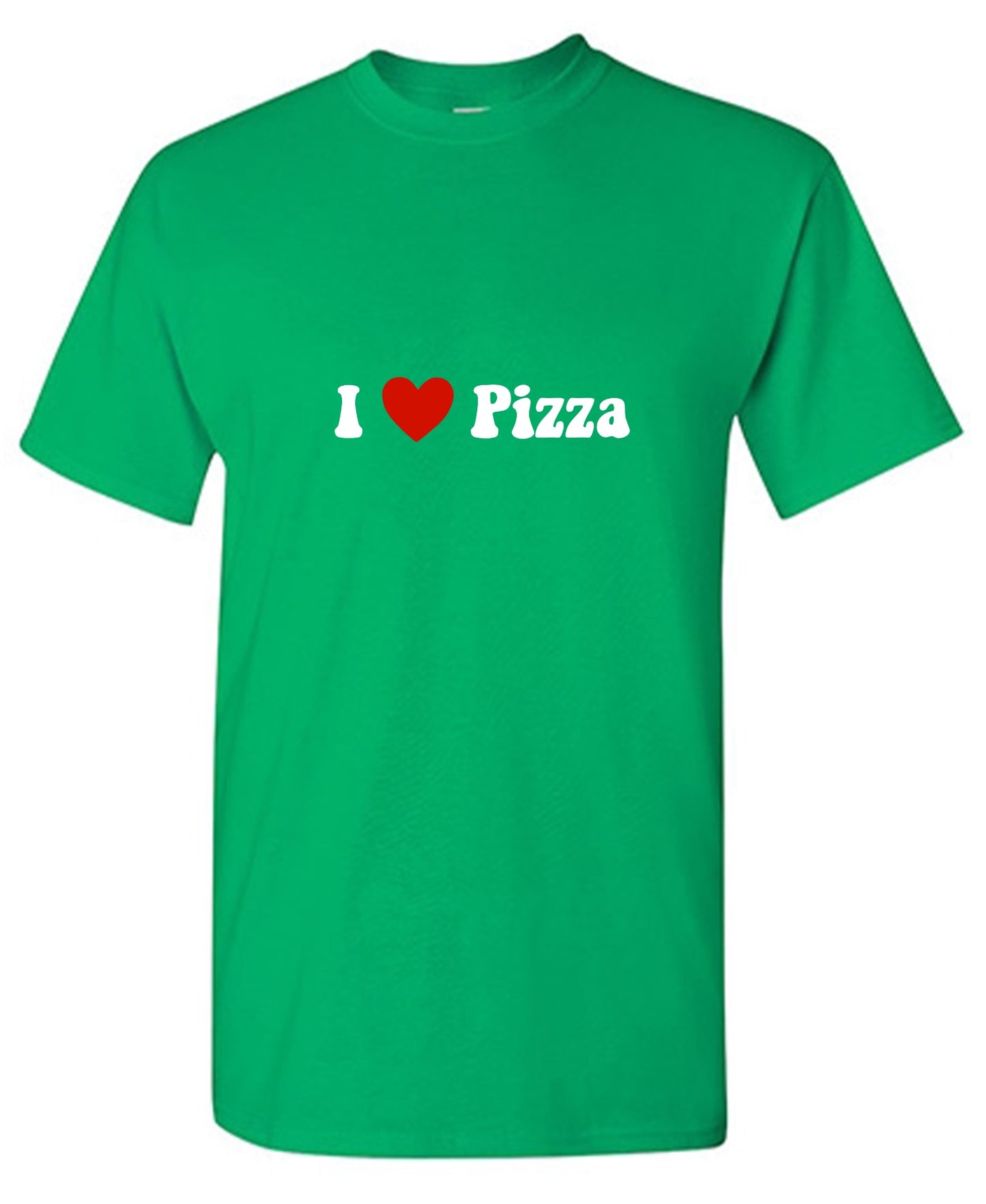 Funny T-Shirts design "I Love Pizza T-Shirt - Ring Spun Tee"