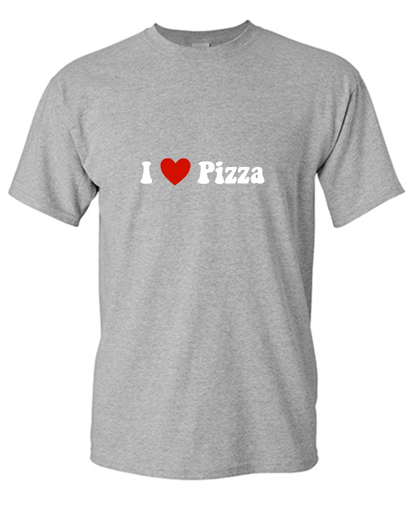 Funny T-Shirts design "I Love Pizza T-Shirt - Ring Spun Tee"