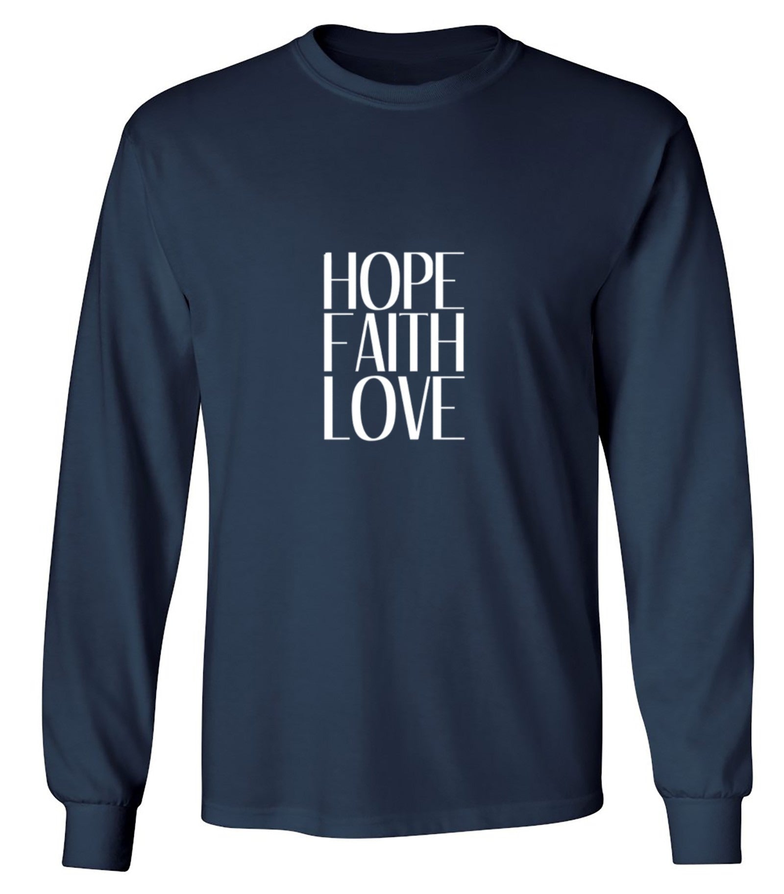 Funny T-Shirts design "Hope Faith Love, T-Shirt"