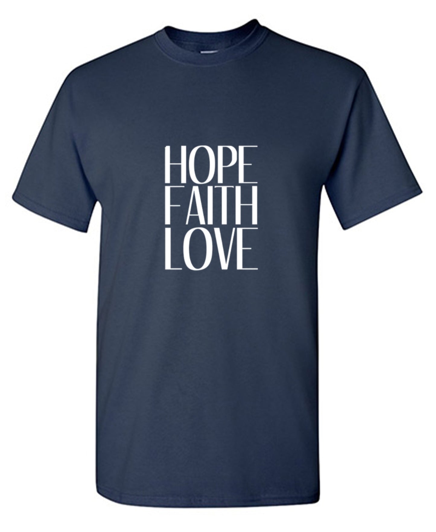 Funny T-Shirts design "Hope Faith Love, T-Shirt - Youth"