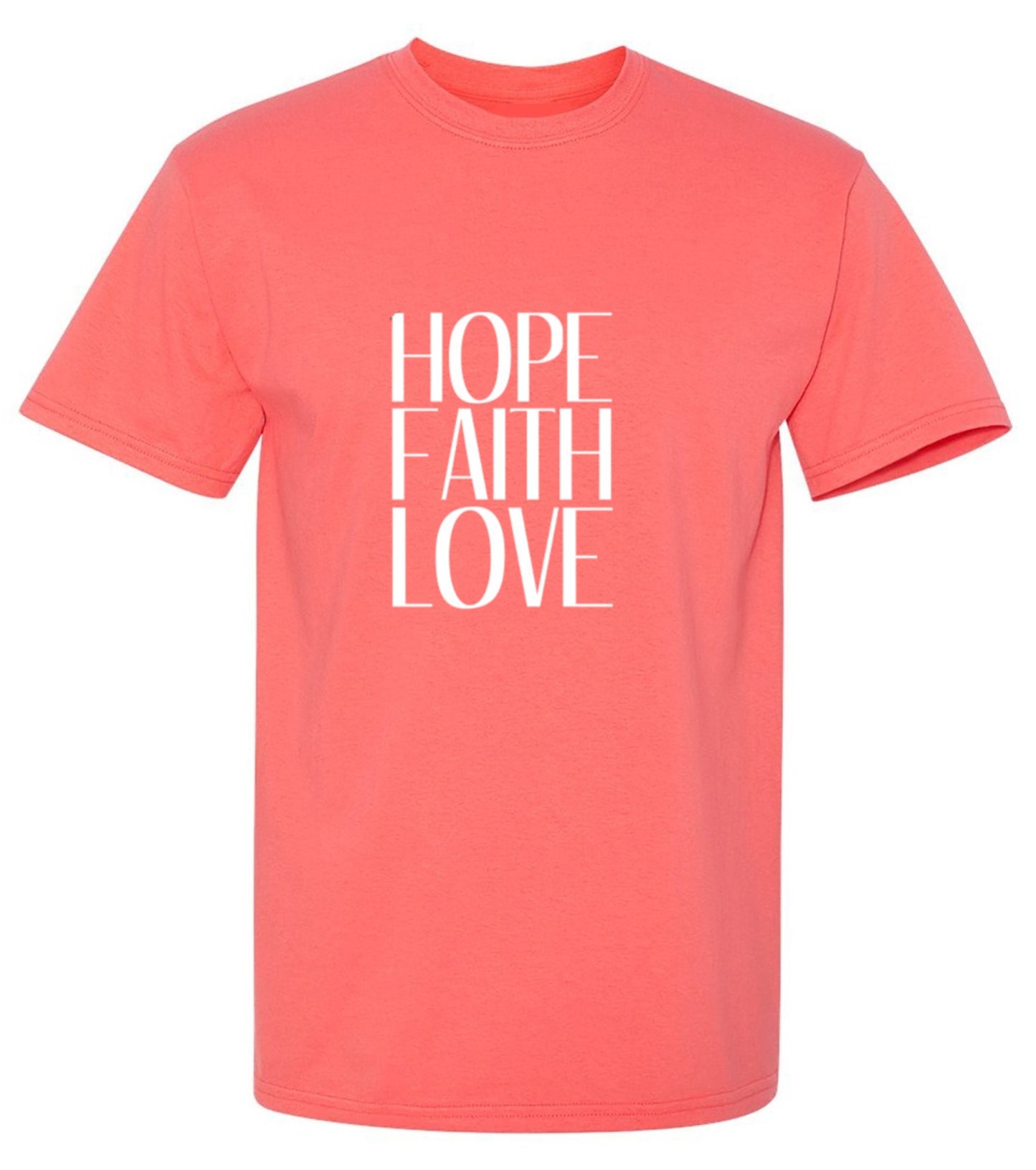 Funny T-Shirts design "Hope Faith Love, T-Shirt - Youth"