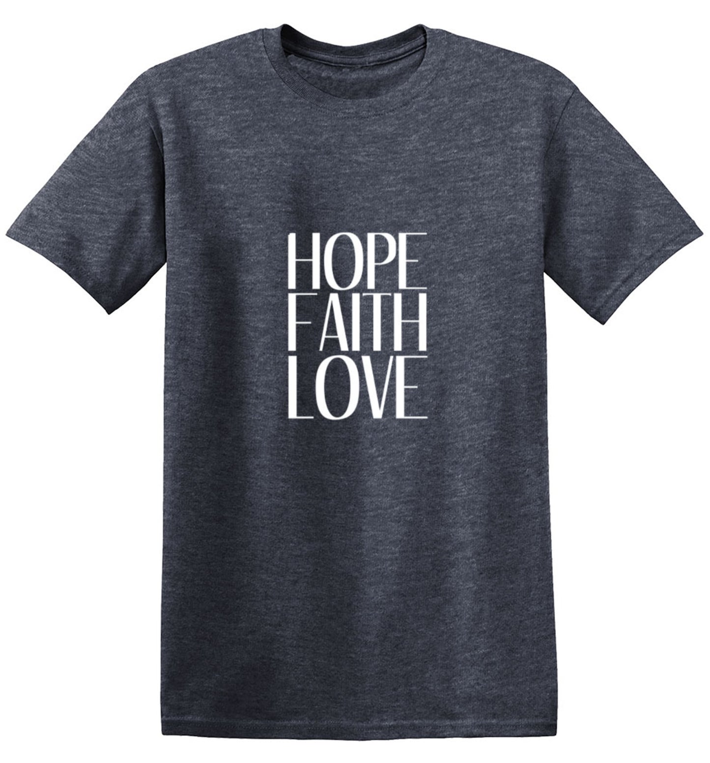 Funny T-Shirts design "Hope Faith Love, T-Shirt - Youth"