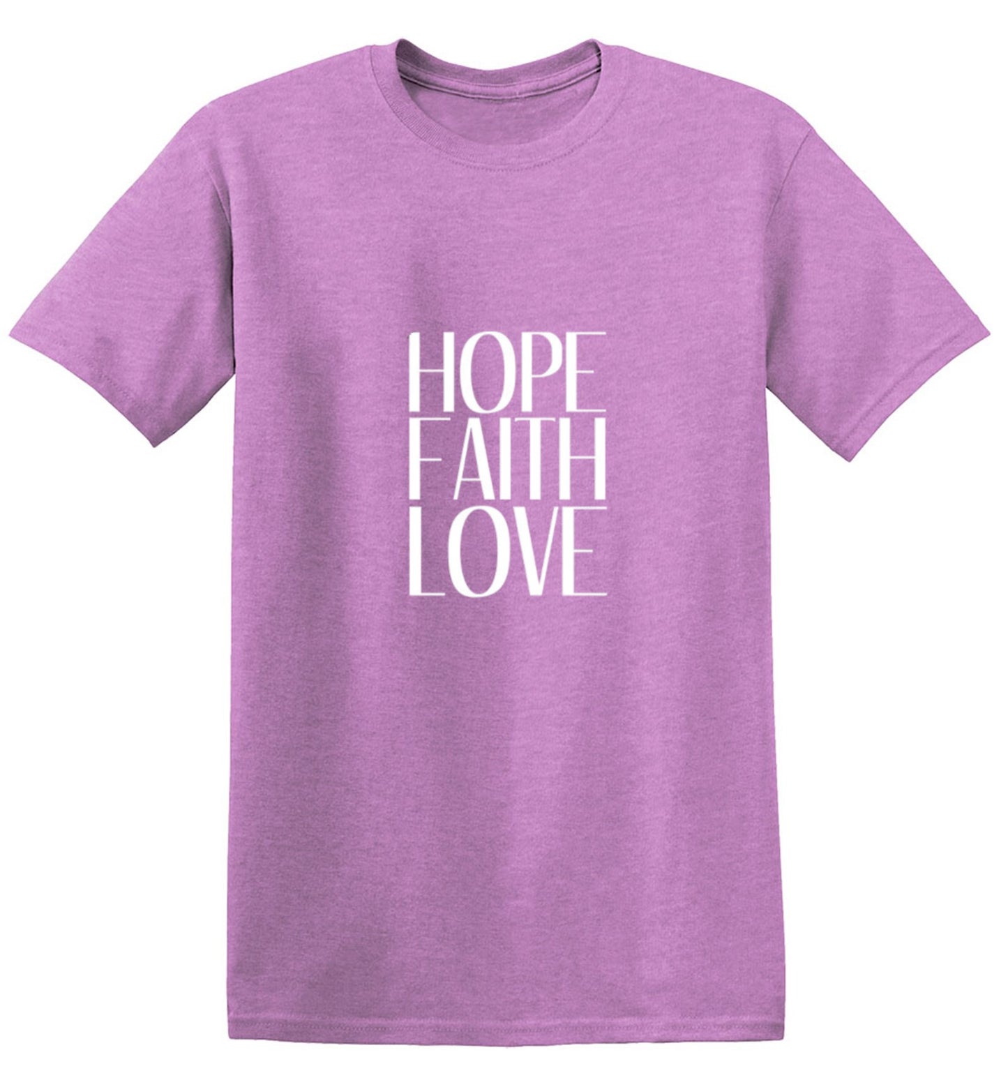 Funny T-Shirts design "Hope Faith Love, T-Shirt - Youth"