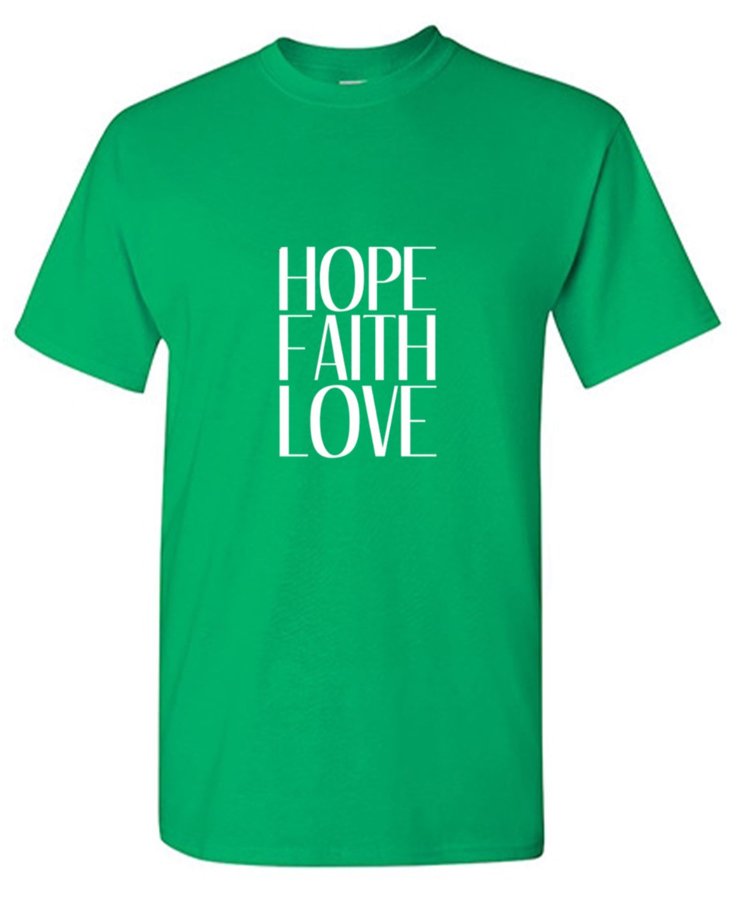 Funny T-Shirts design "Hope Faith Love, T-Shirt - Youth"