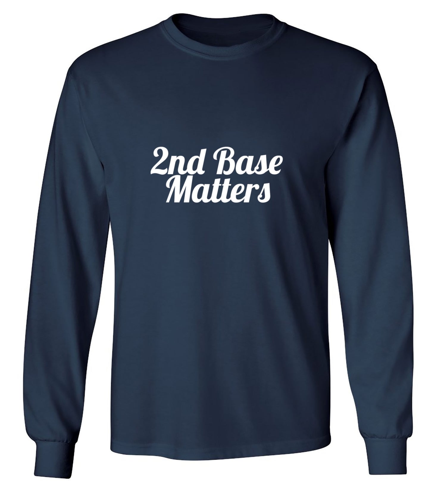 Funny T-Shirts design "2nd Base Matters T-Shirt"