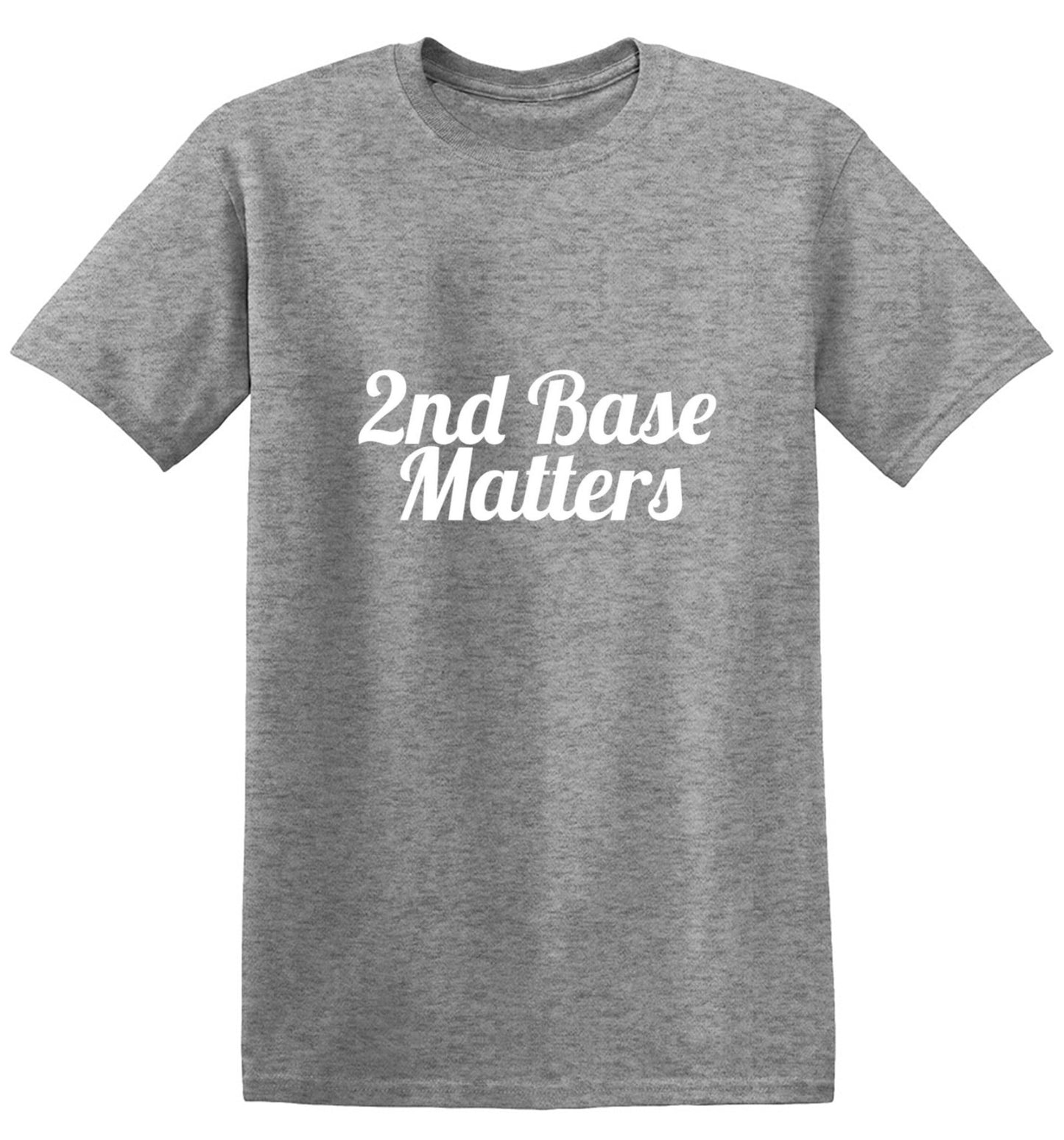 Funny T-Shirts design "2nd Base Matters T-Shirt"