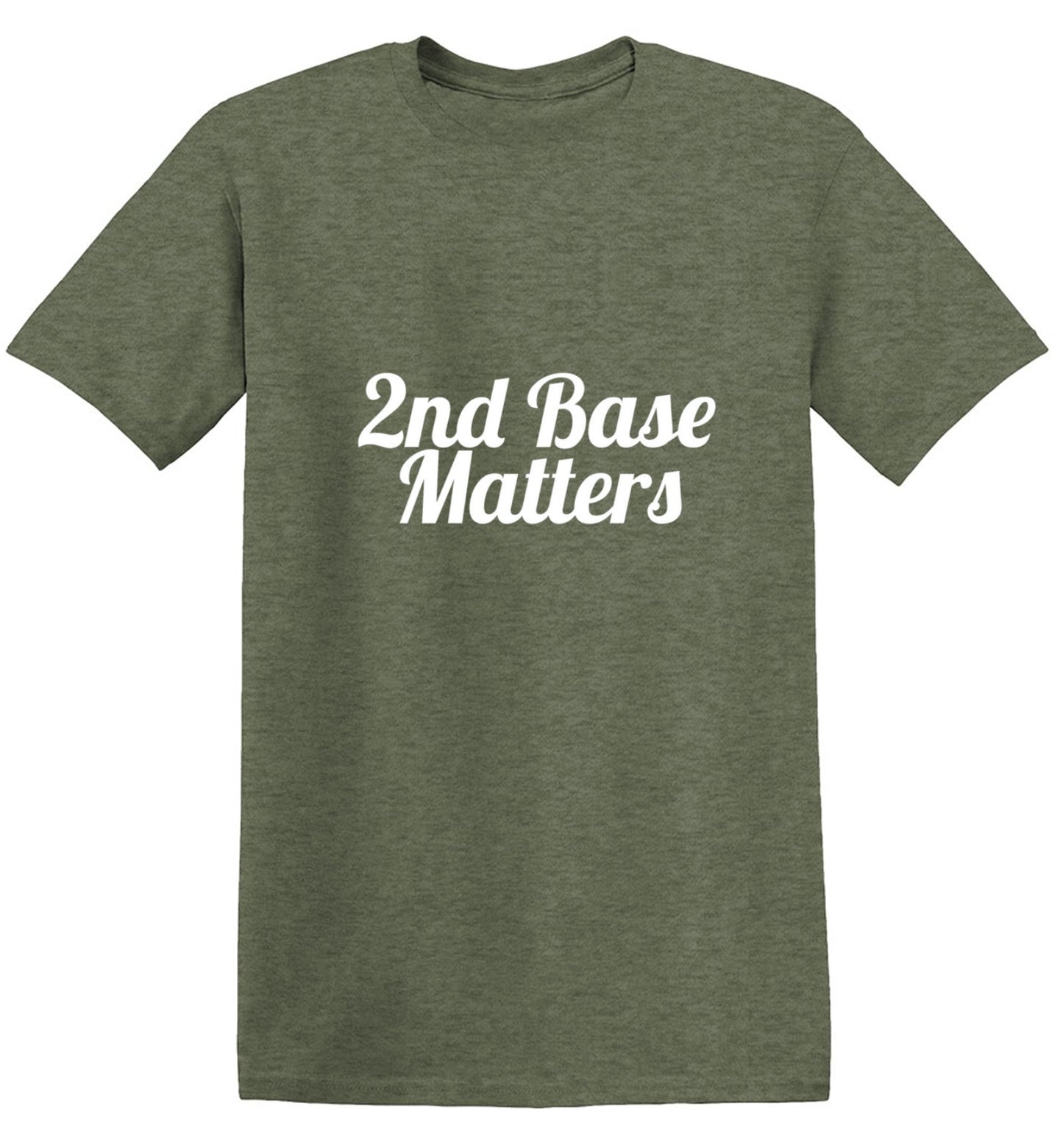 Funny T-Shirts design "2nd Base Matters T-Shirt"