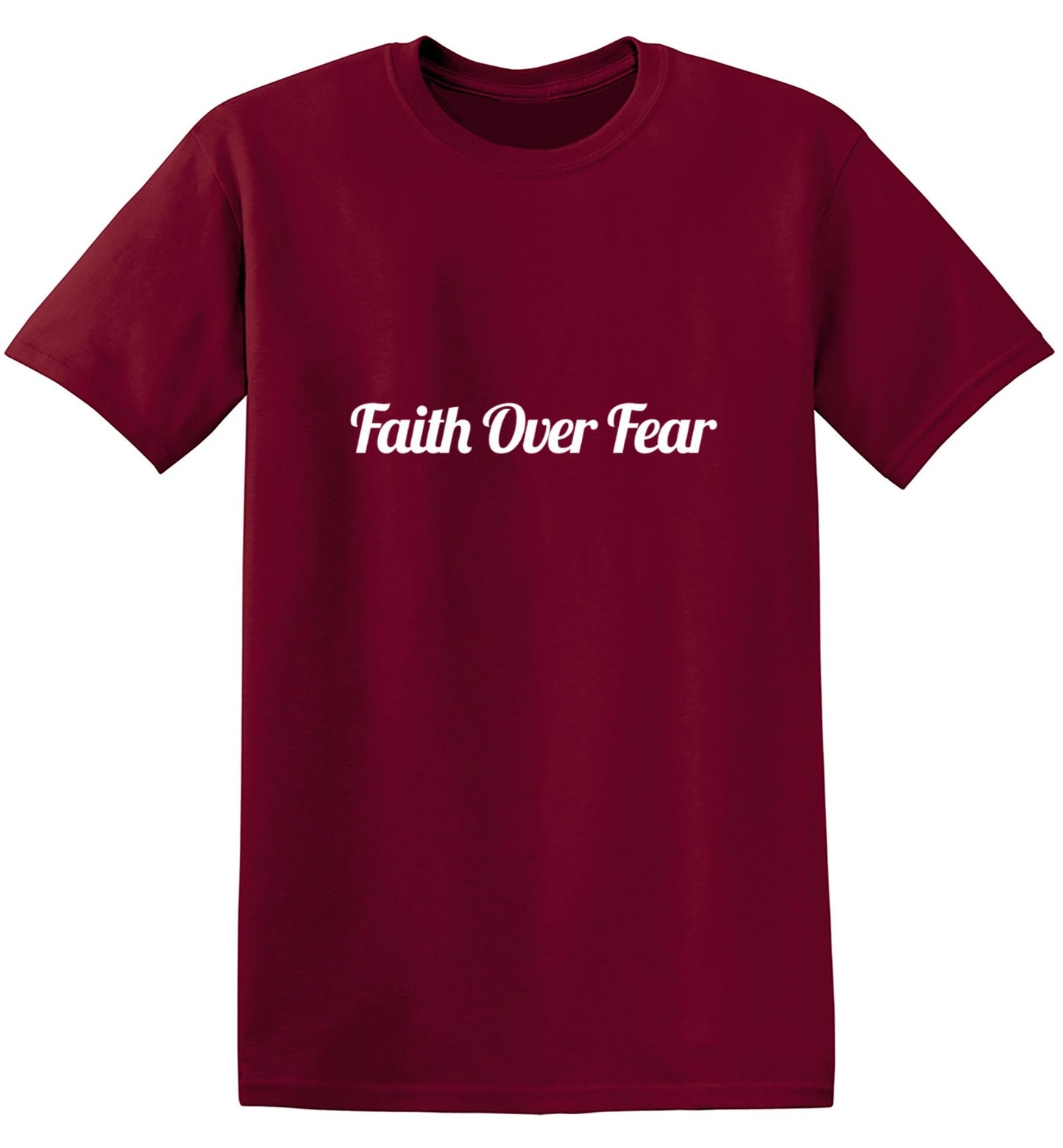 Funny T-Shirts design "Faith Over Fear T-Shirt"