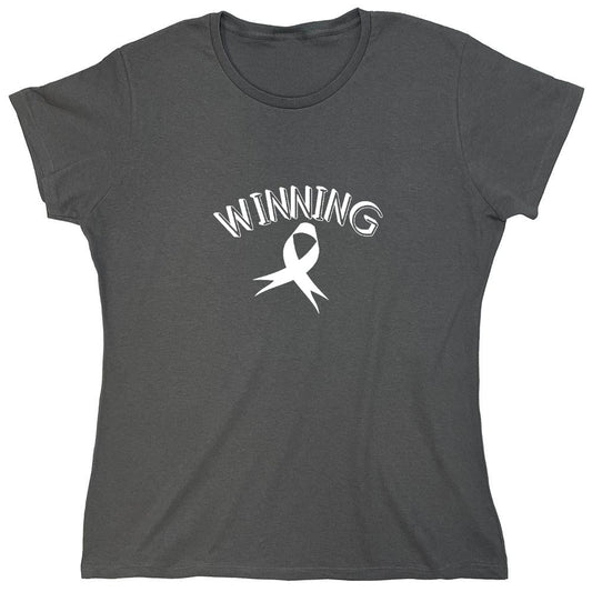 Funny T-Shirts design "Winning Ribbon T-Shirt - Womens"