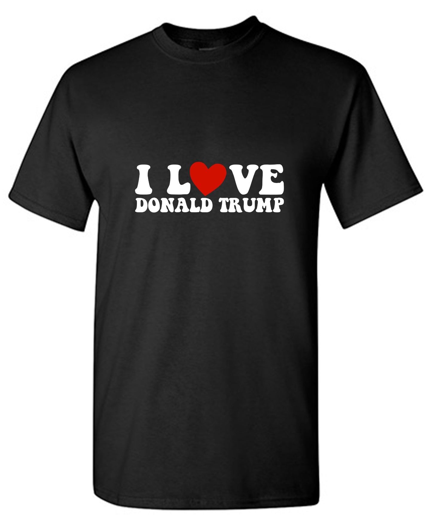 Funny T-Shirts design "I Love Donald Trump T-Shirt"