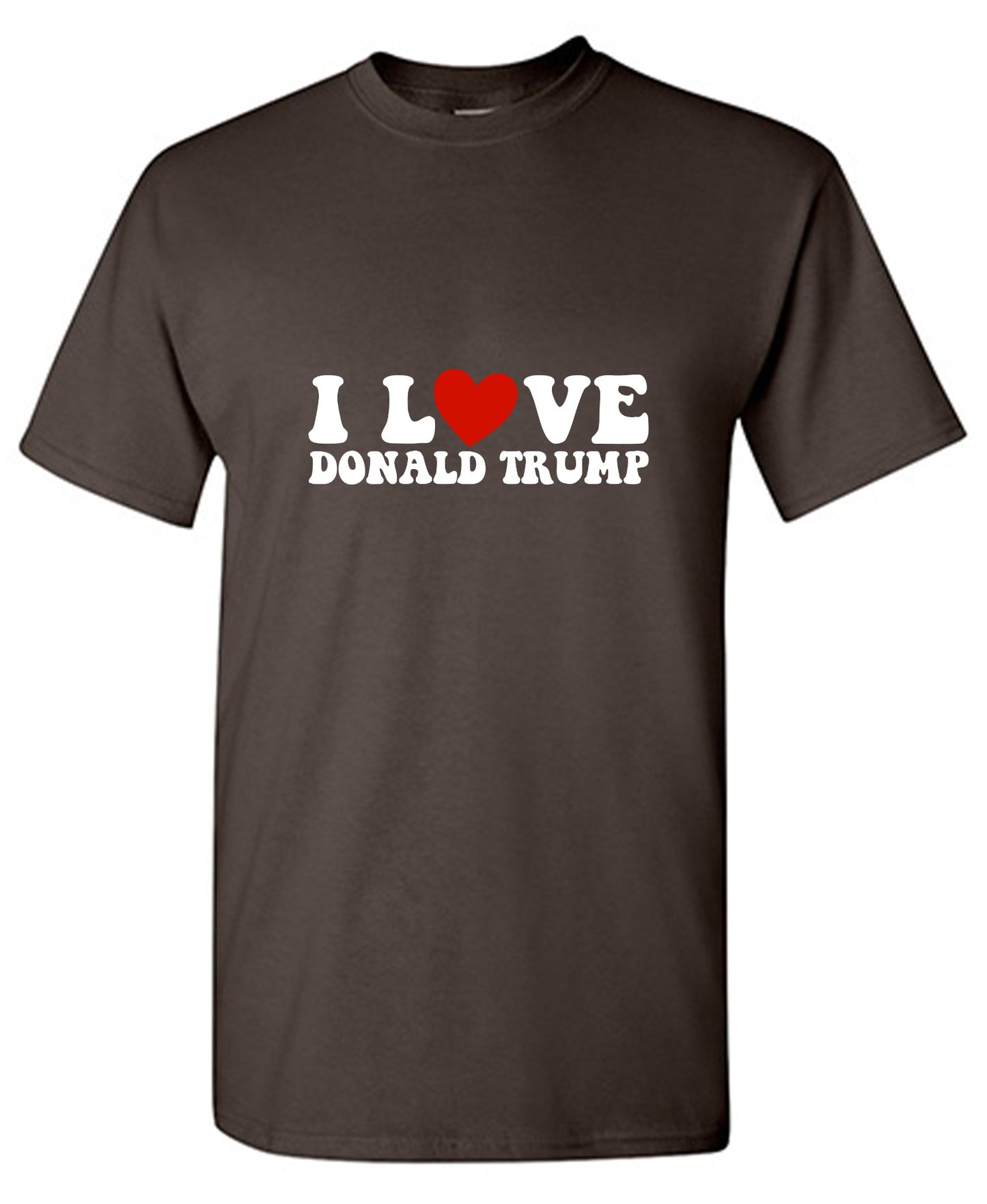 Funny T-Shirts design "I Love Donald Trump T-Shirt"