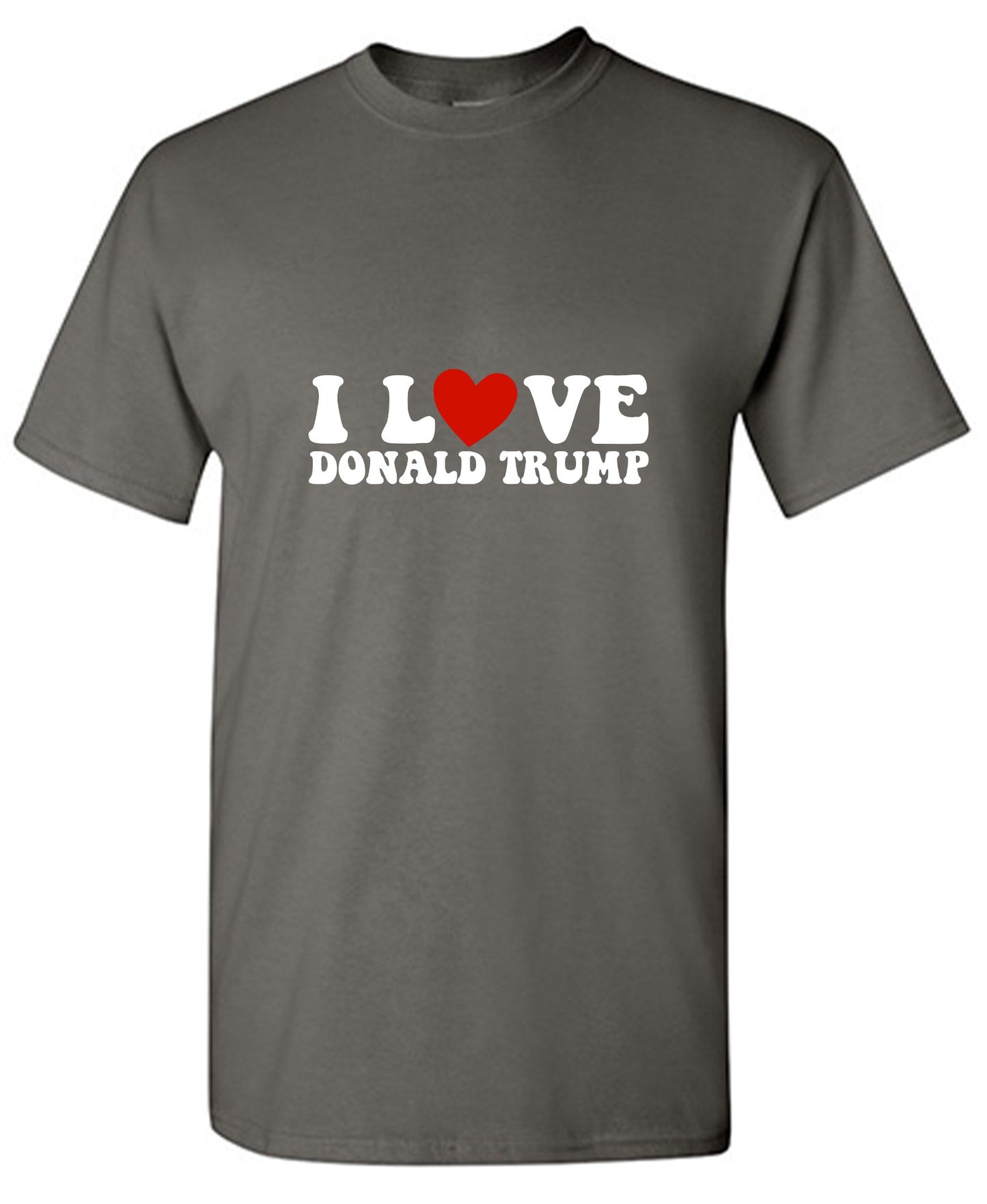 Funny T-Shirts design "I Love Donald Trump T-Shirt"