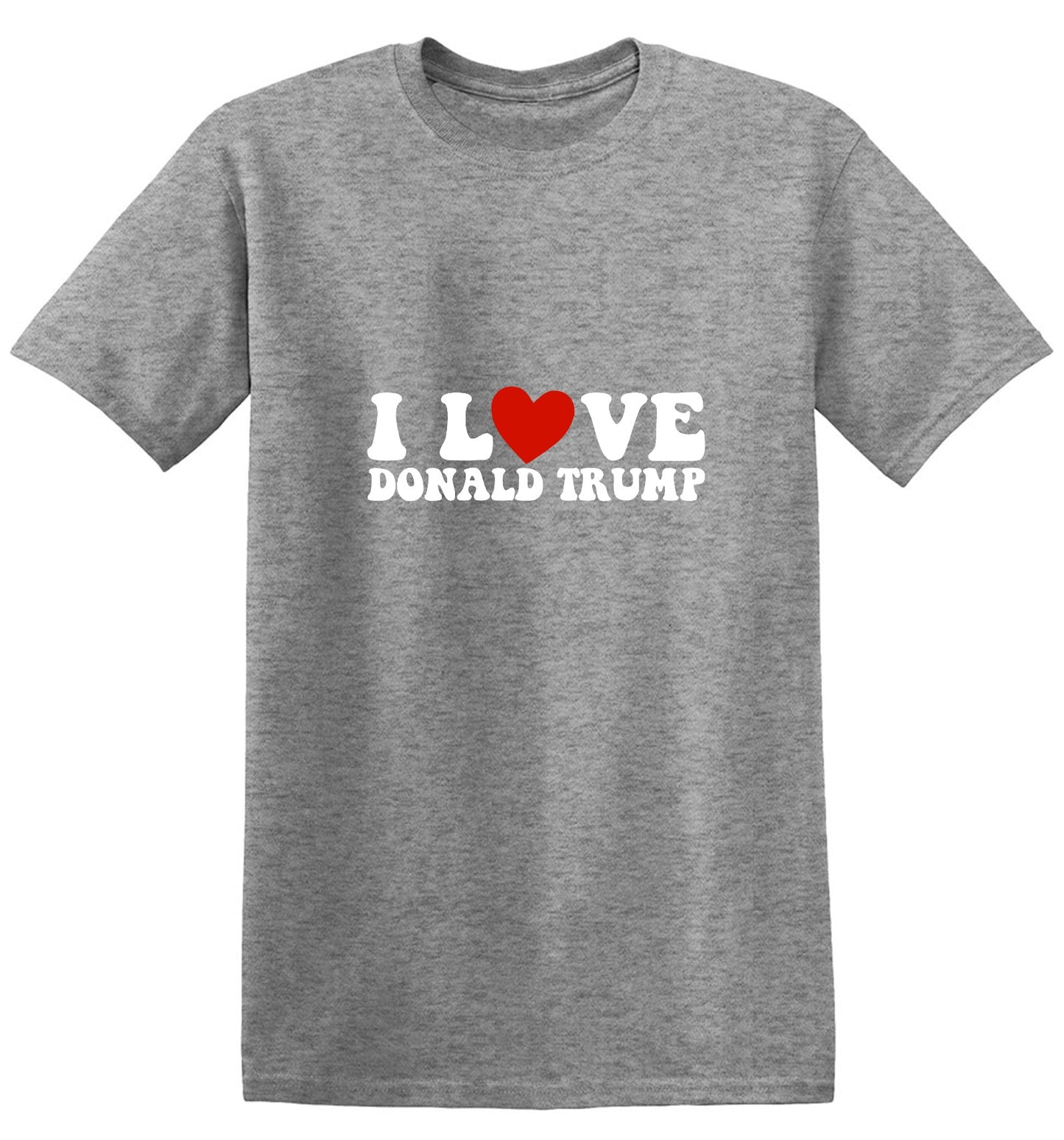 Funny T-Shirts design "I Love Donald Trump T-Shirt"