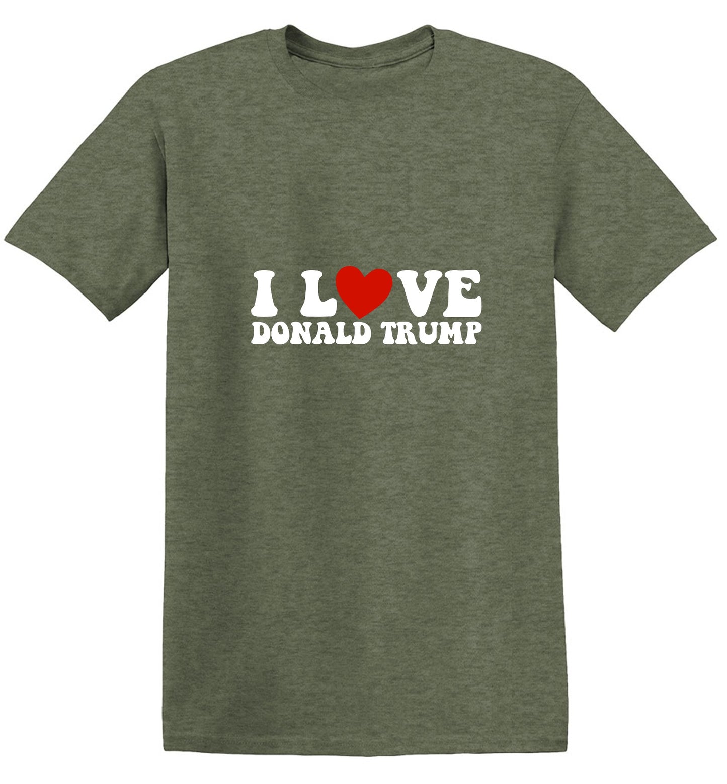 Funny T-Shirts design "I Love Donald Trump T-Shirt"