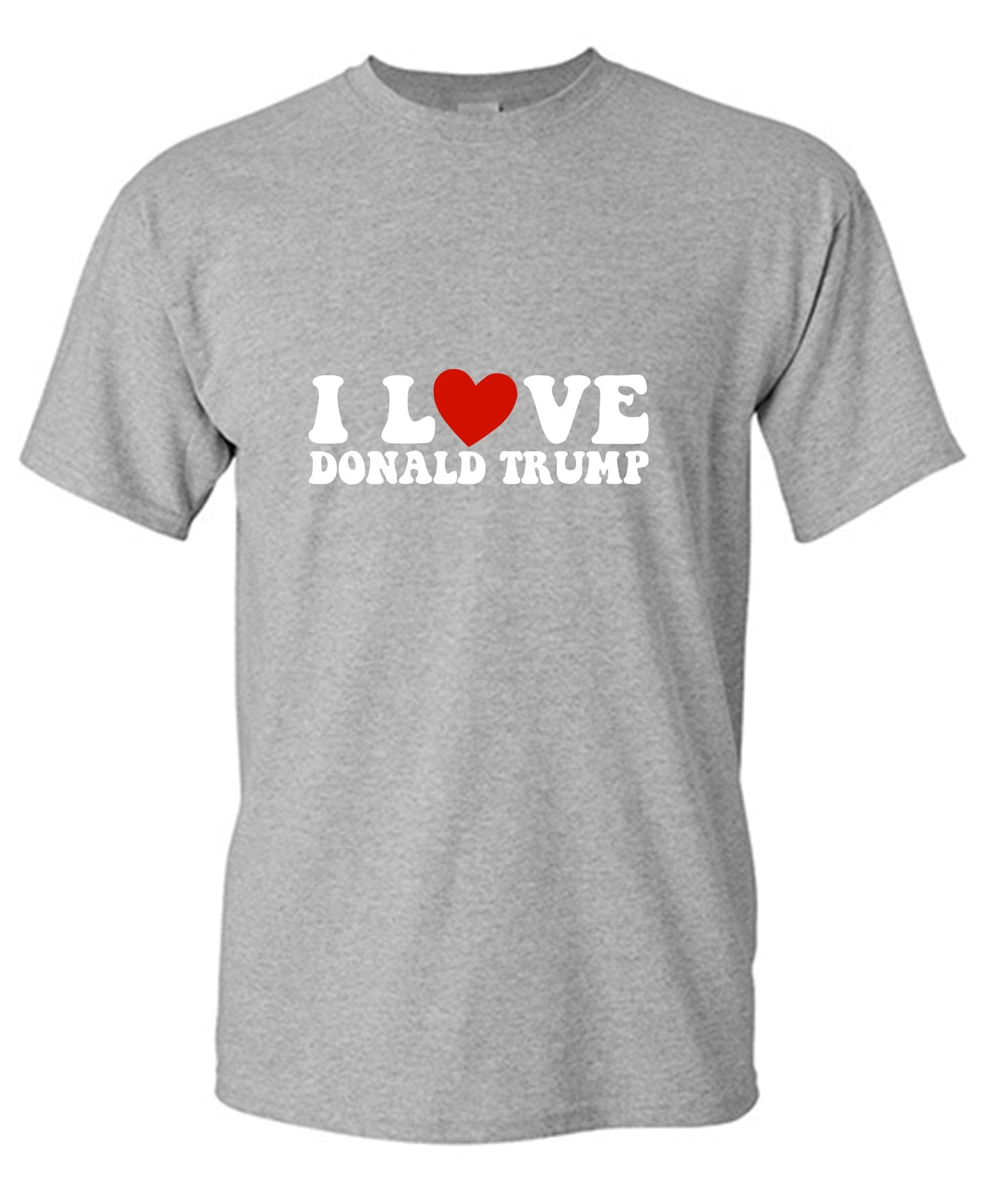 Funny T-Shirts design "I Love Donald Trump T-Shirt"