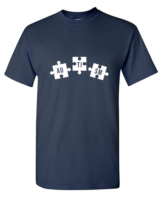 Funny T-Shirts design "AU-TI-SM T-Shirt"