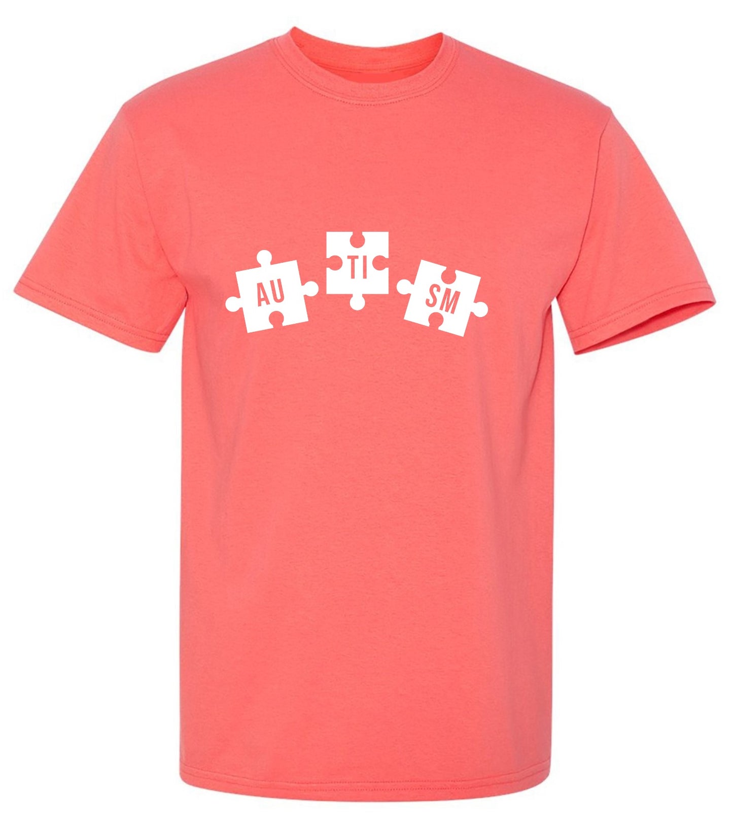Funny T-Shirts design "AU-TI-SM T-Shirt - Ring Spun Tee"