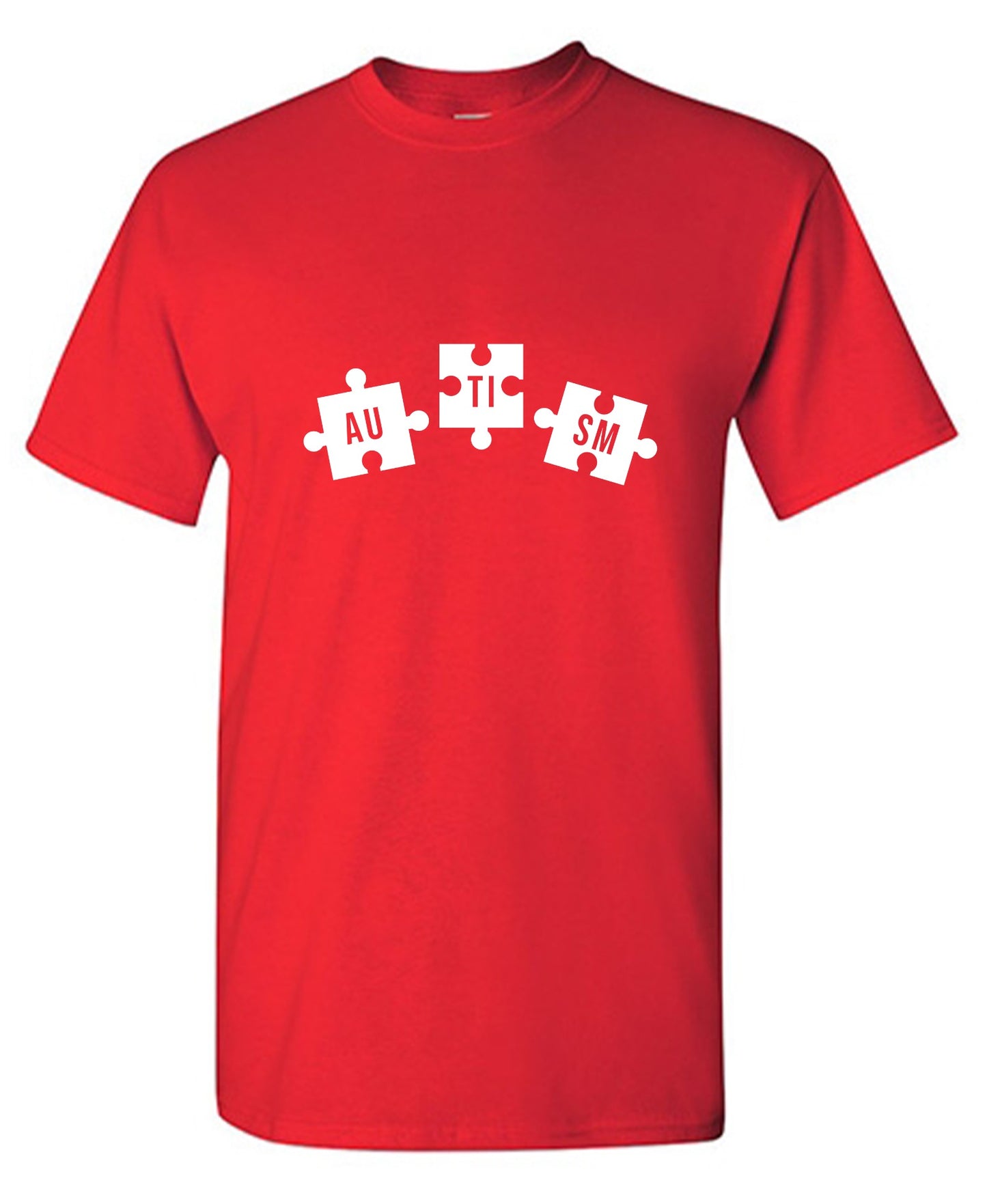 Funny T-Shirts design "AU-TI-SM T-Shirt - Ring Spun Tee"