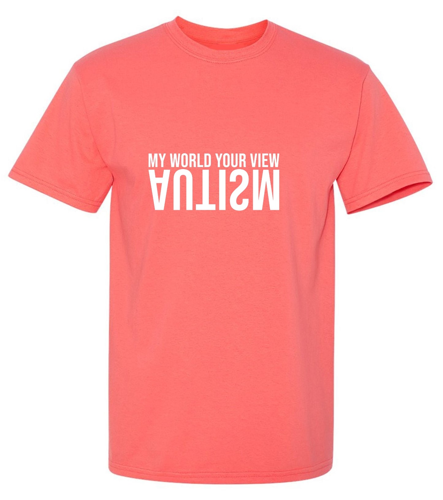 Funny T-Shirts design "My World Your View T-Shirt"