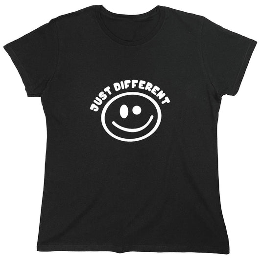 Funny T-Shirts design "Just Different T-Shirt - Womens"