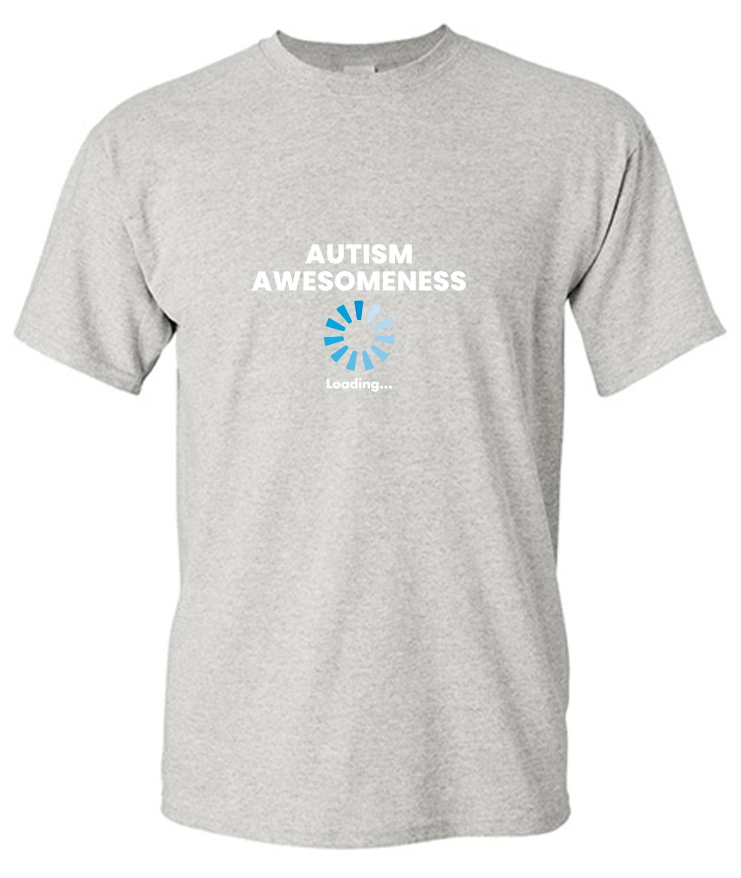 Funny T-Shirts design "Autism Awesomeness Loading … T-Shirt"