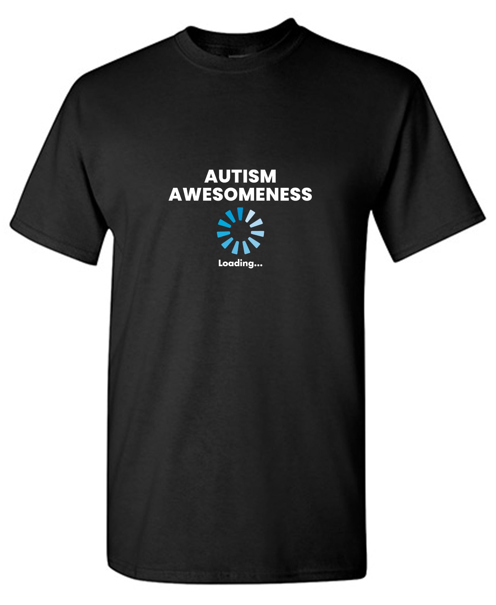 Funny T-Shirts design "Autism Awesomeness Loading … T-Shirt"