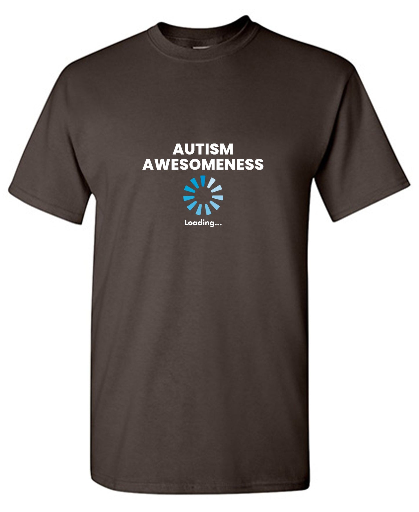 Funny T-Shirts design "Autism Awesomeness Loading … T-Shirt"