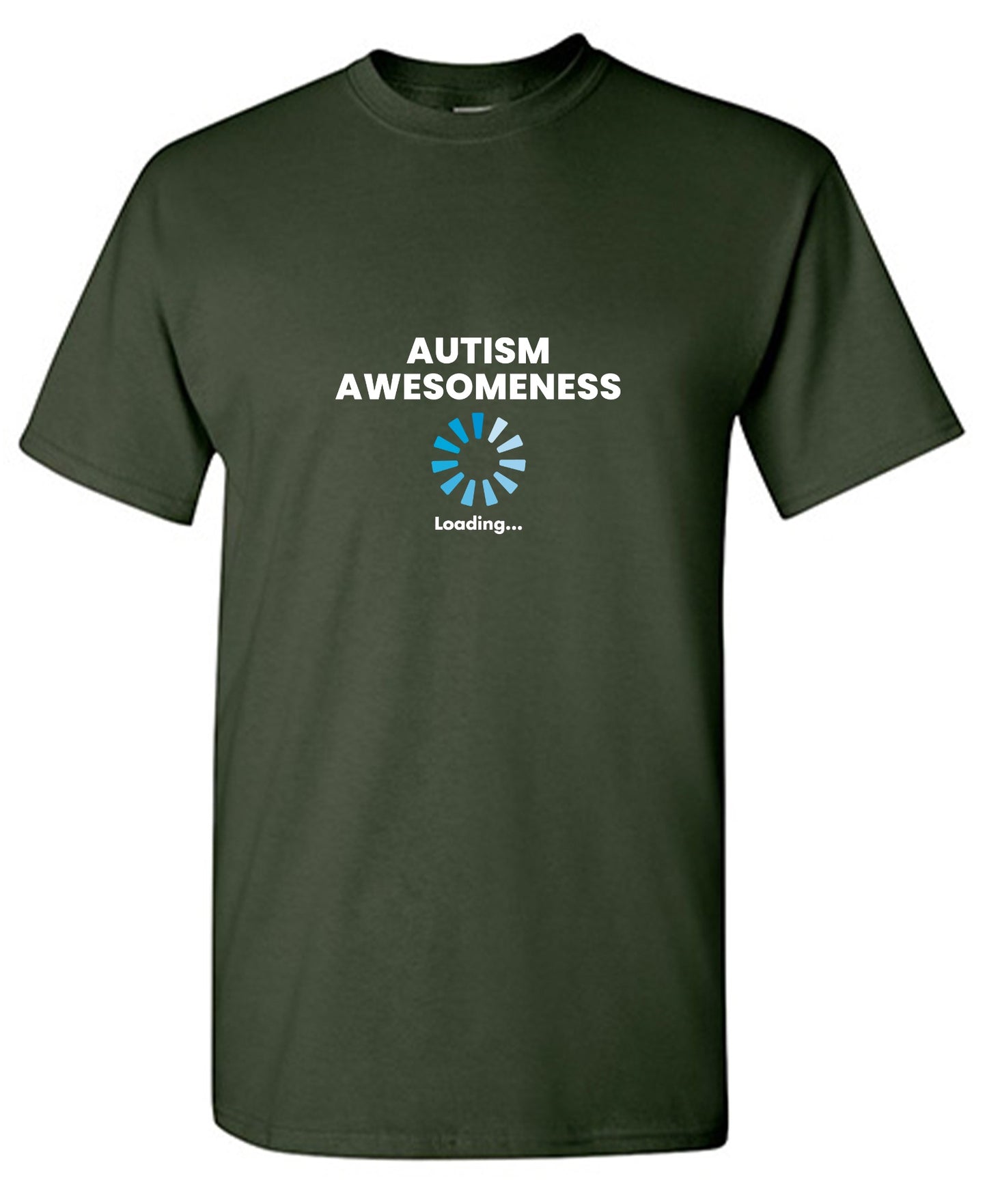 Funny T-Shirts design "Autism Awesomeness Loading … T-Shirt"