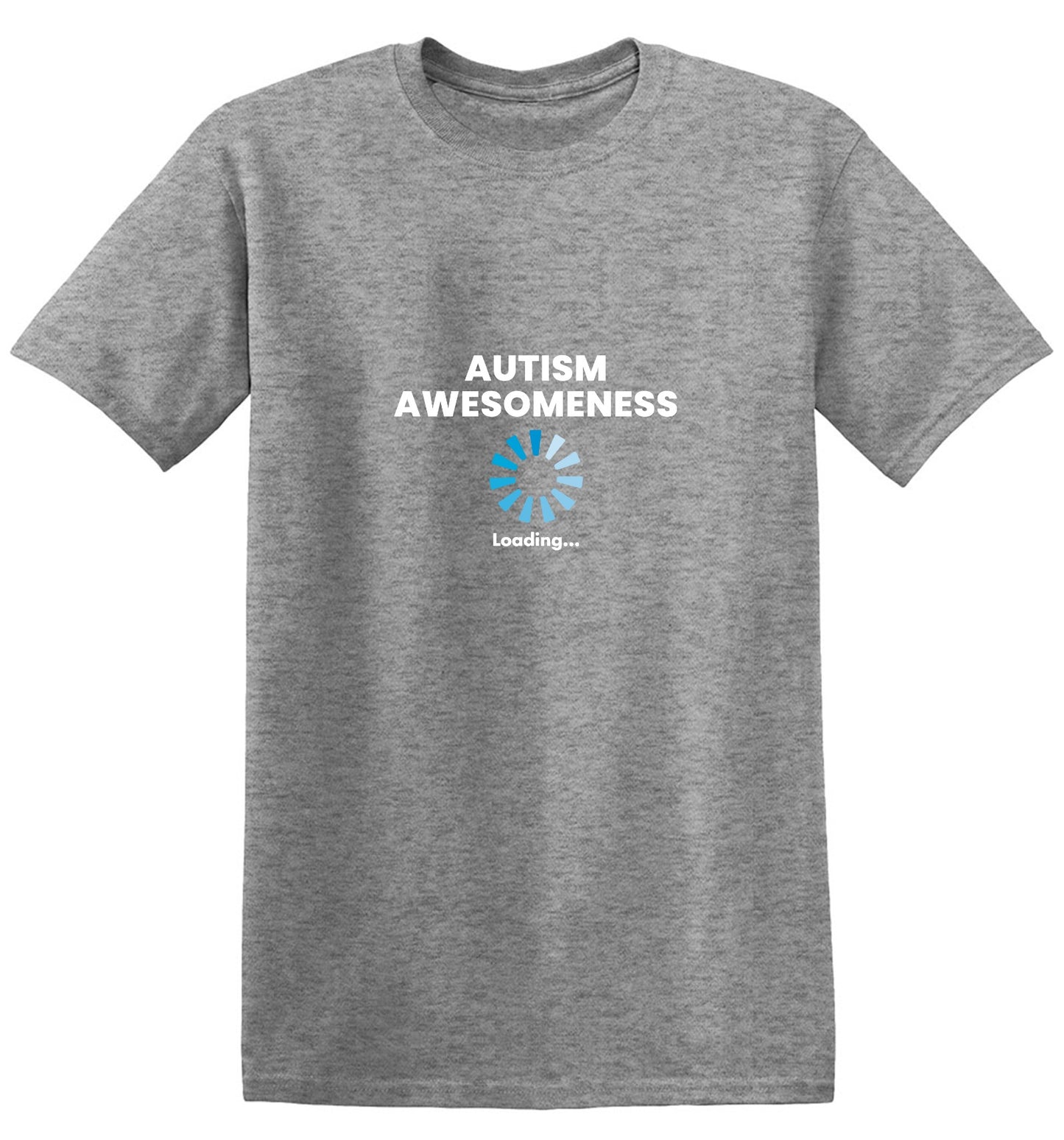 Funny T-Shirts design "Autism Awesomeness Loading … T-Shirt"