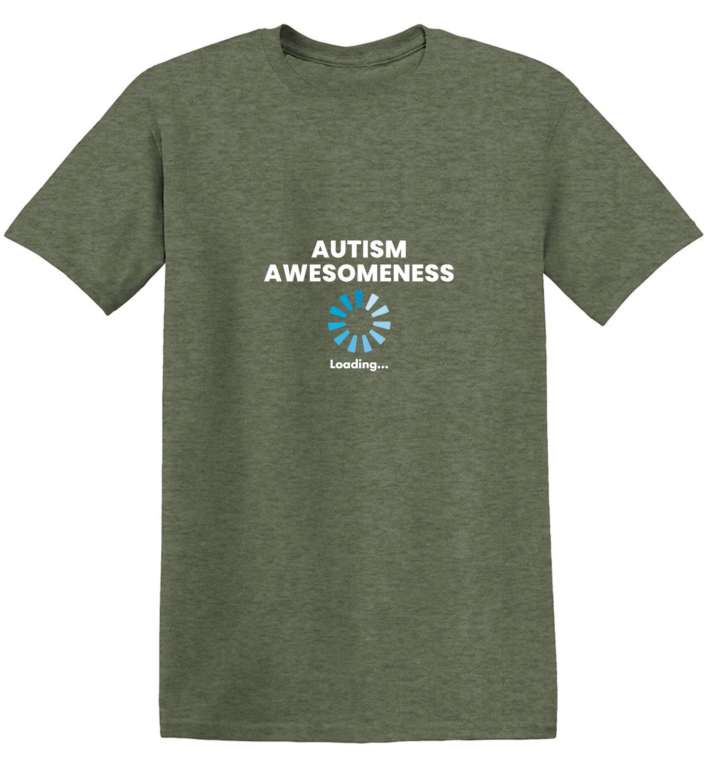 Funny T-Shirts design "Autism Awesomeness Loading … T-Shirt"