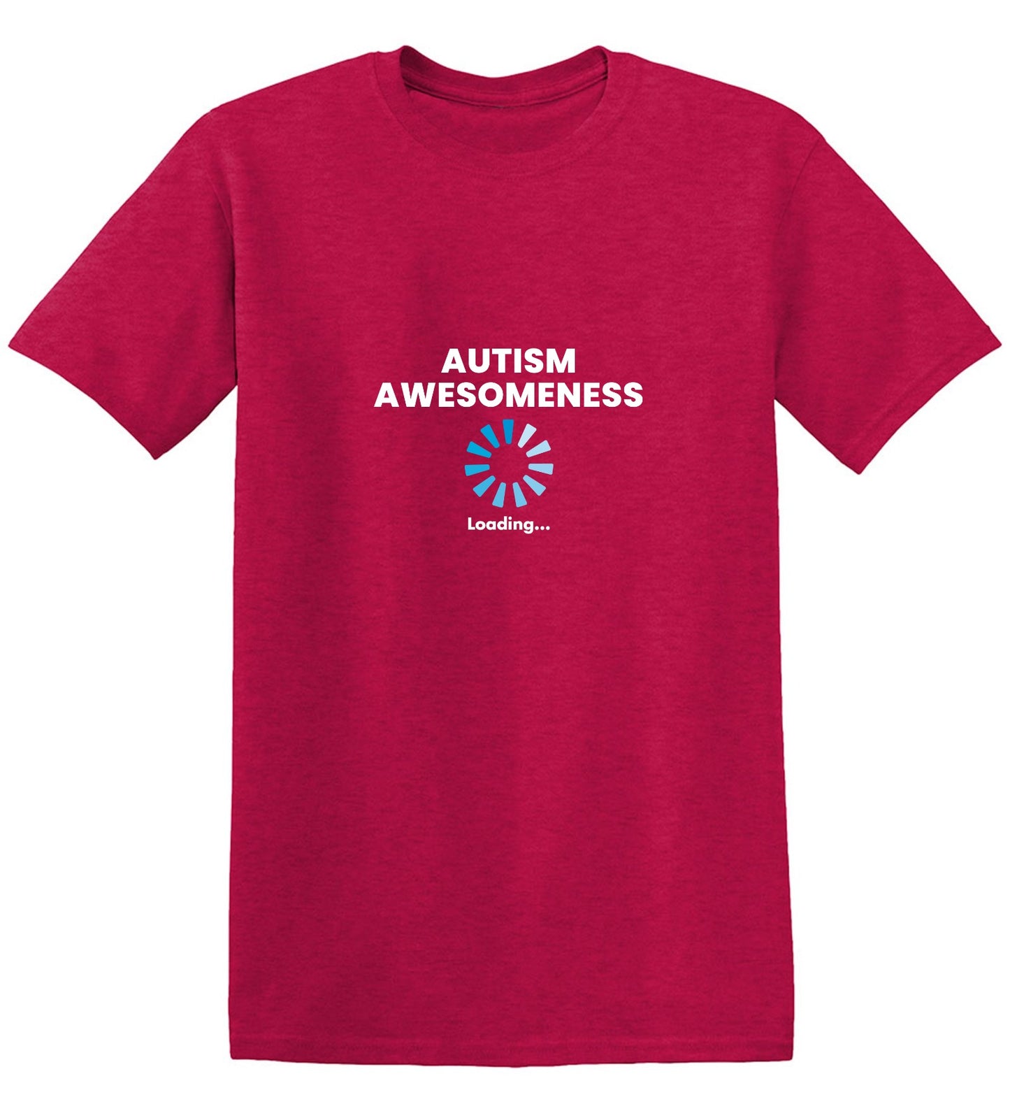 Funny T-Shirts design "Autism Awesomeness Loading … T-Shirt"