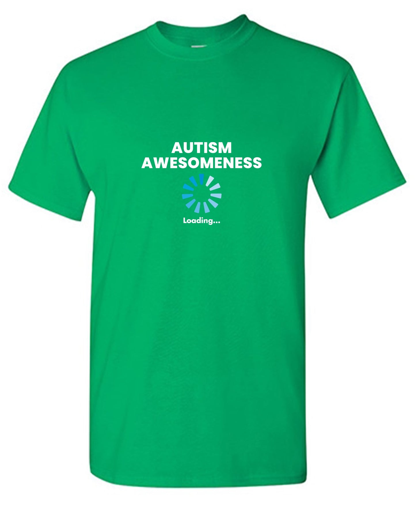 Funny T-Shirts design "Autism Awesomeness Loading … T-Shirt"