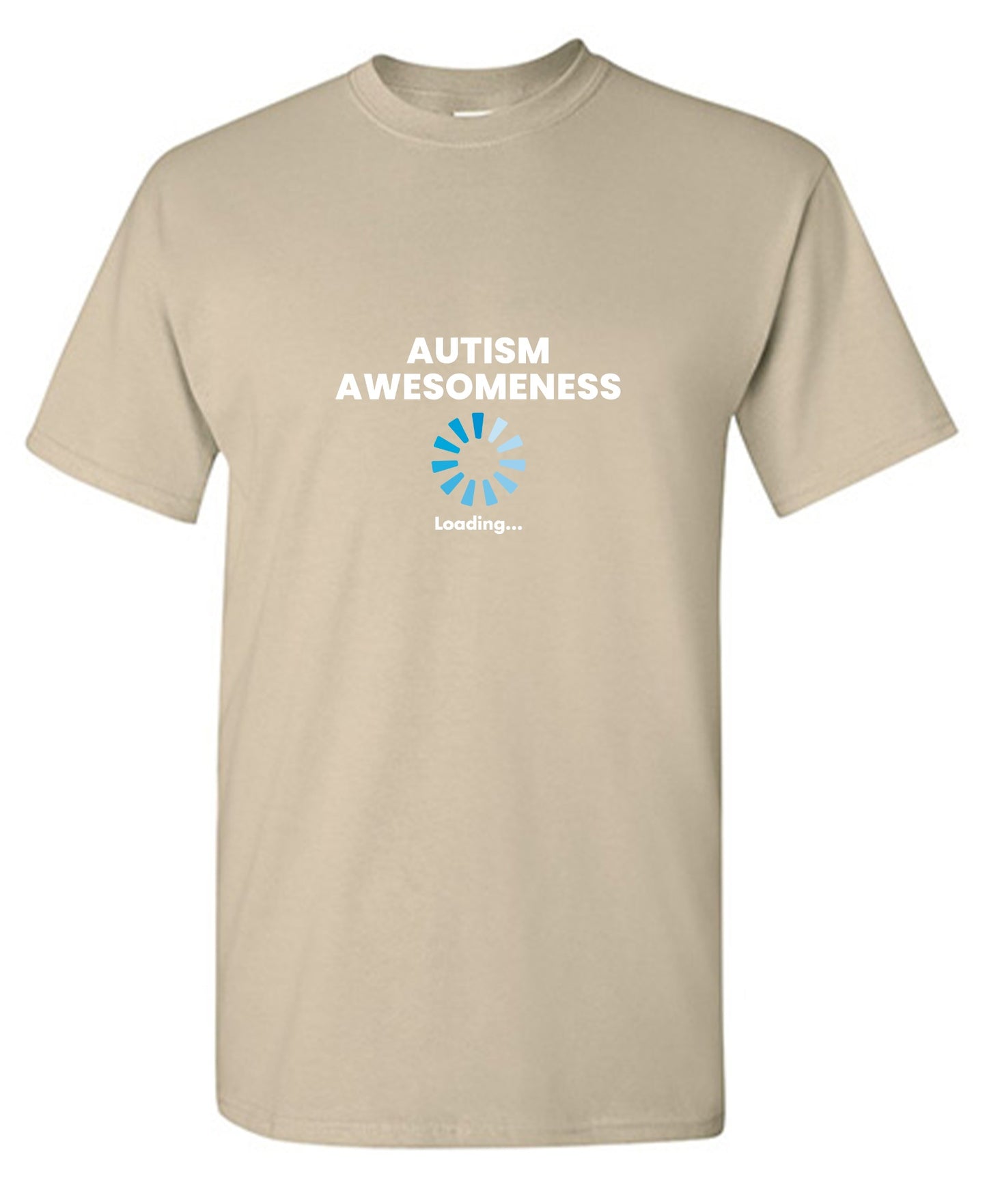 Funny T-Shirts design "Autism Awesomeness Loading … T-Shirt"