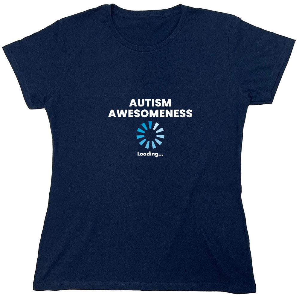 Funny T-Shirts design "Autism Awesomeness Loading … T-Shirt"