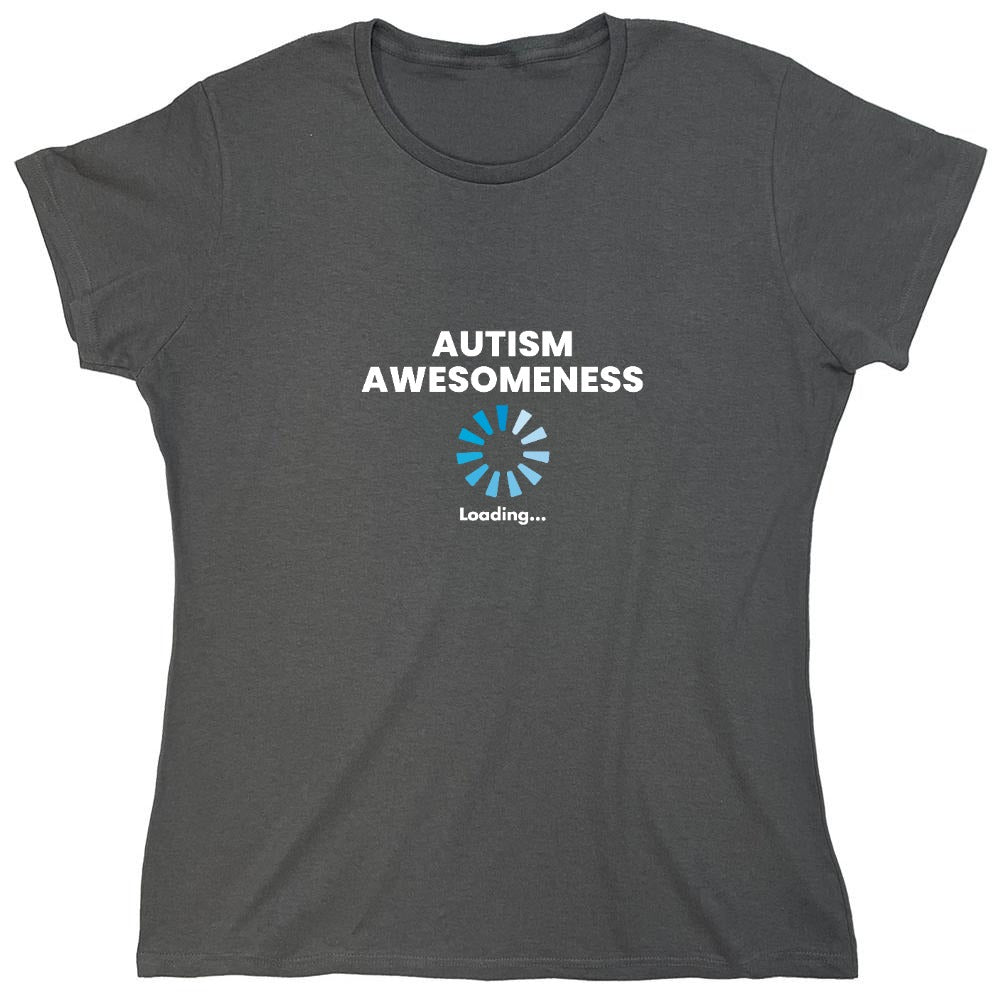 Funny T-Shirts design "Autism Awesomeness Loading … T-Shirt"