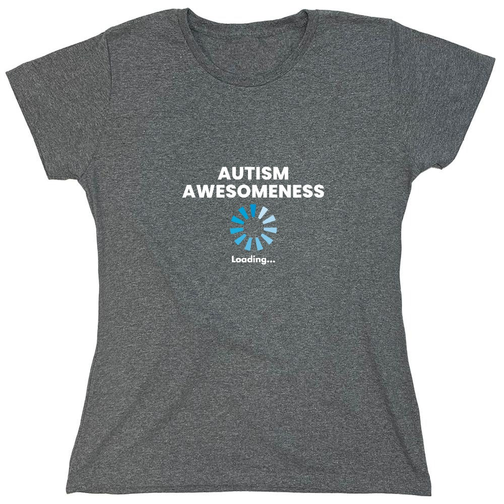 Funny T-Shirts design "Autism Awesomeness Loading … T-Shirt"