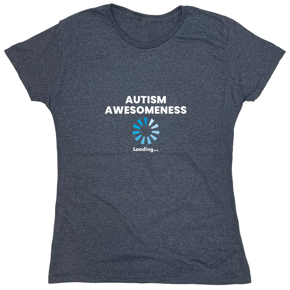 Funny T-Shirts design "Autism Awesomeness Loading … T-Shirt"