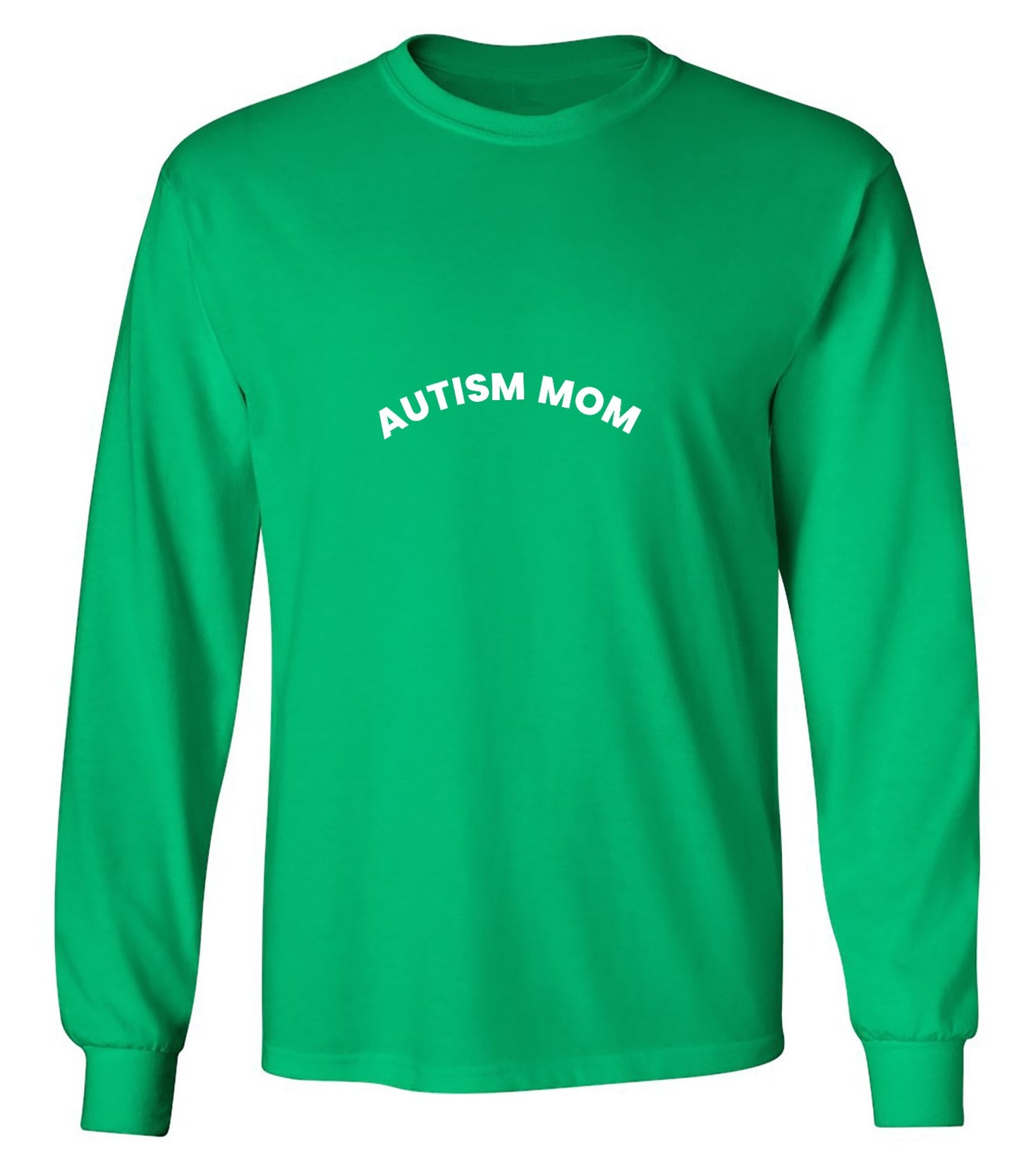 Funny T-Shirts design "Autism Mom T-Shirt - Long Sleeve"