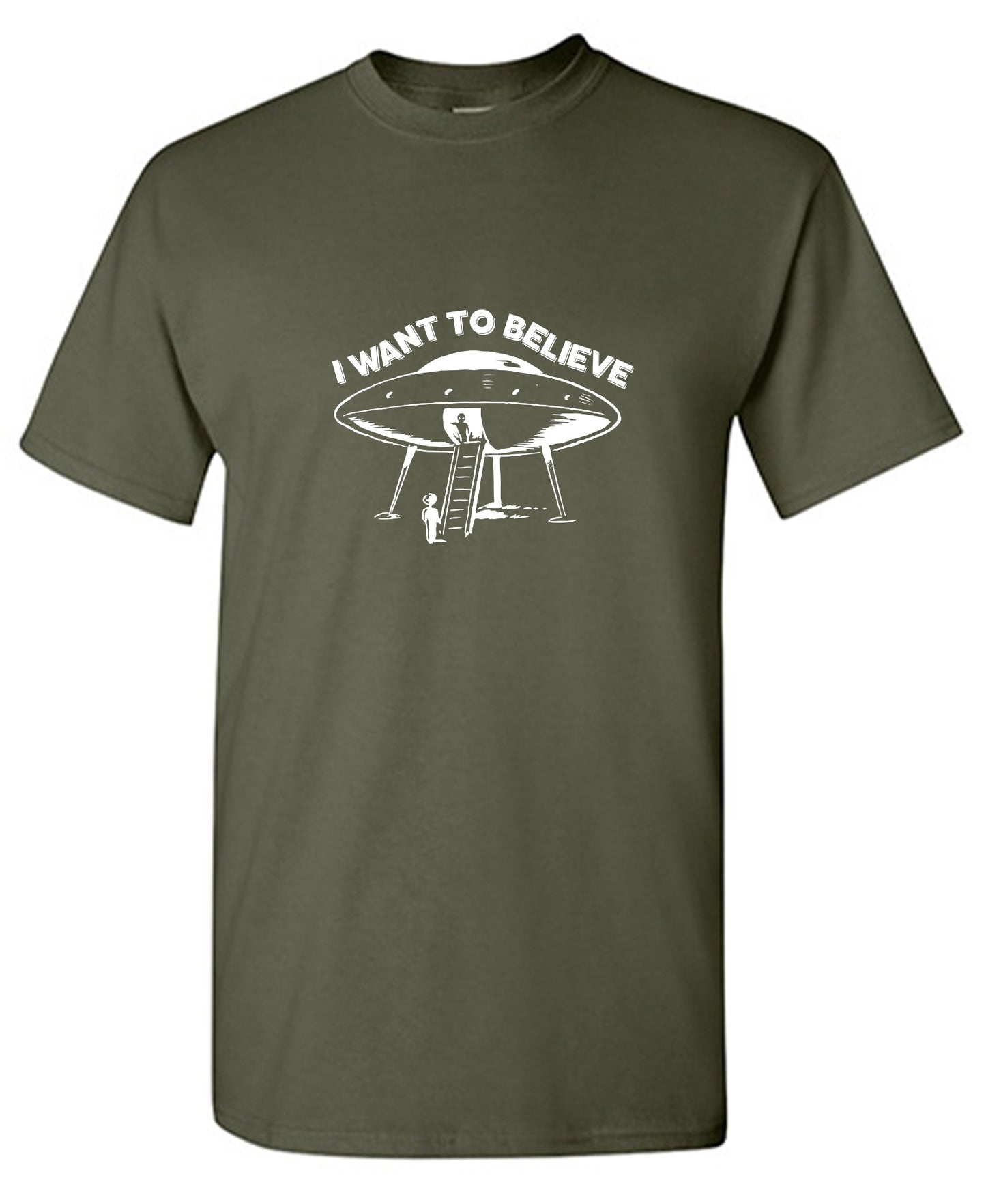Funny T-Shirts design "I Want To Believe T-Shirt"