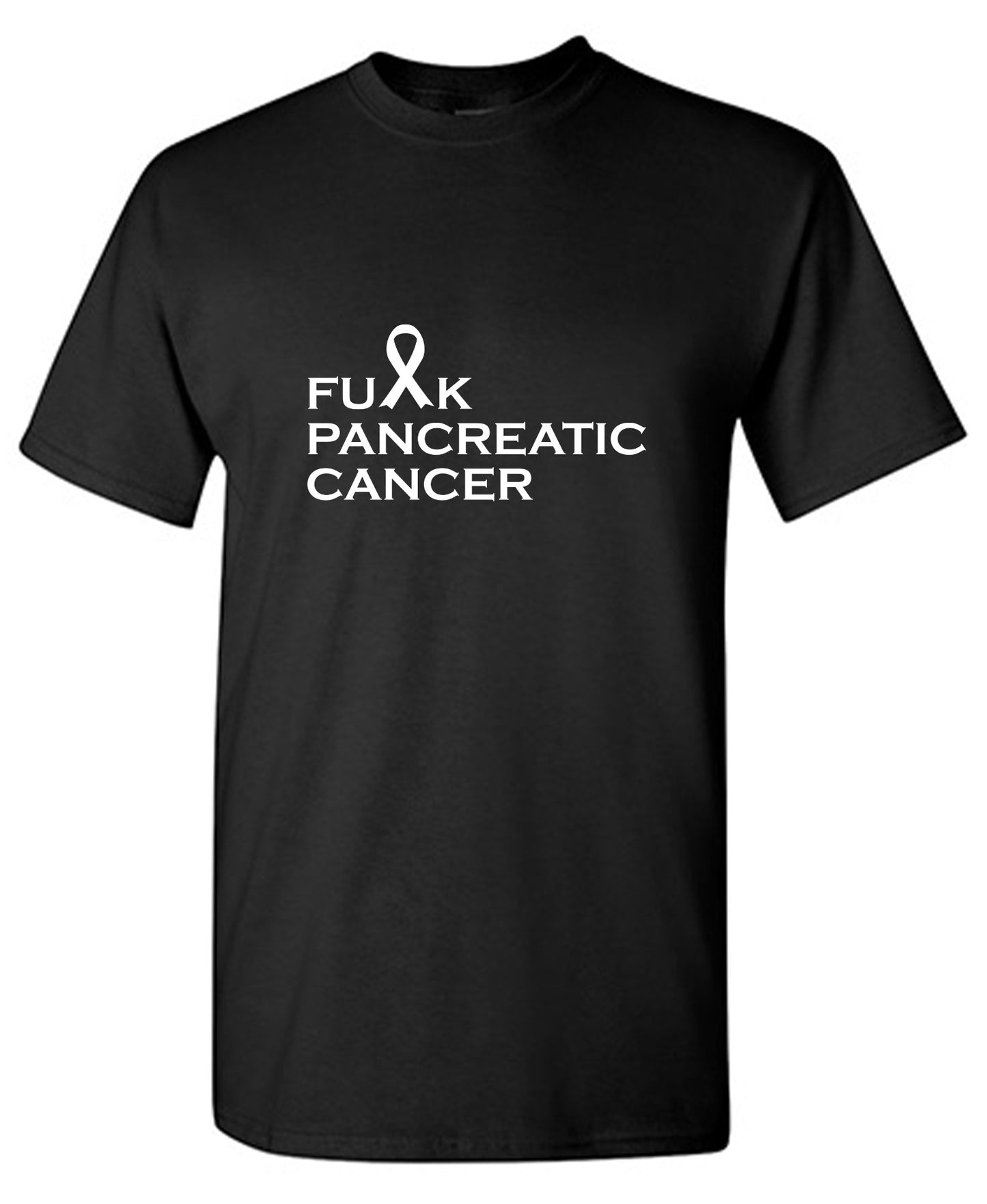 Funny T-Shirts design "Fu*K Pancreatic Cancer T-Shirt"