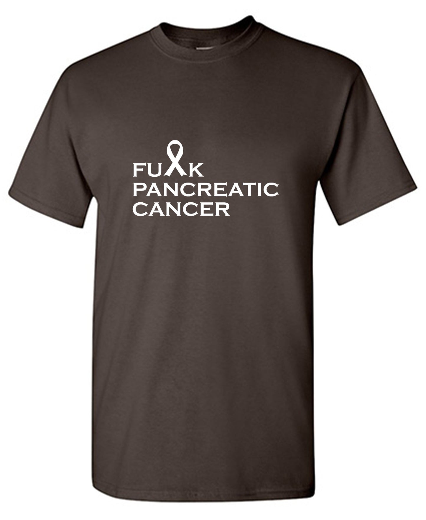 Funny T-Shirts design "Fu*K Pancreatic Cancer T-Shirt"