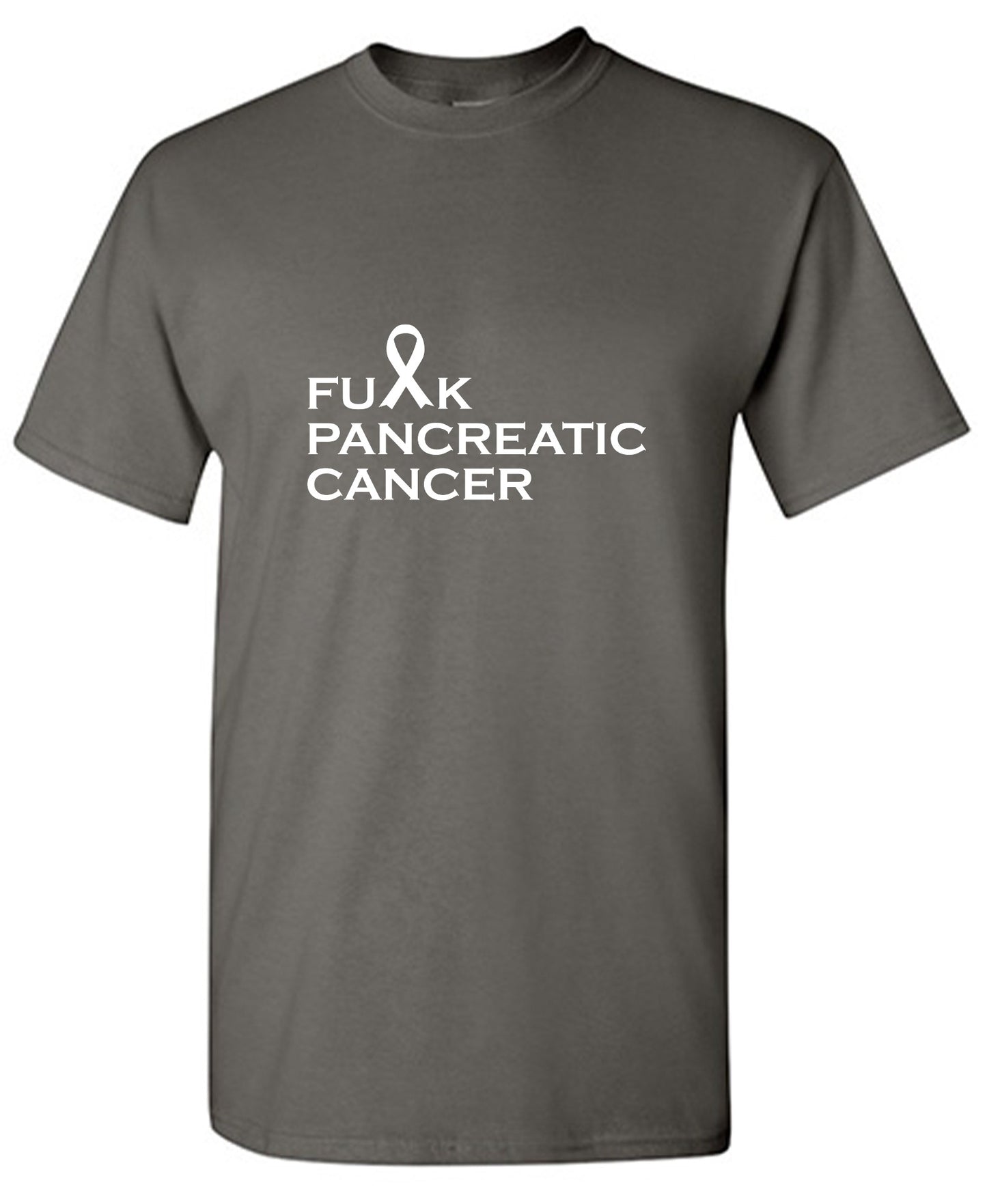 Funny T-Shirts design "Fu*K Pancreatic Cancer T-Shirt"