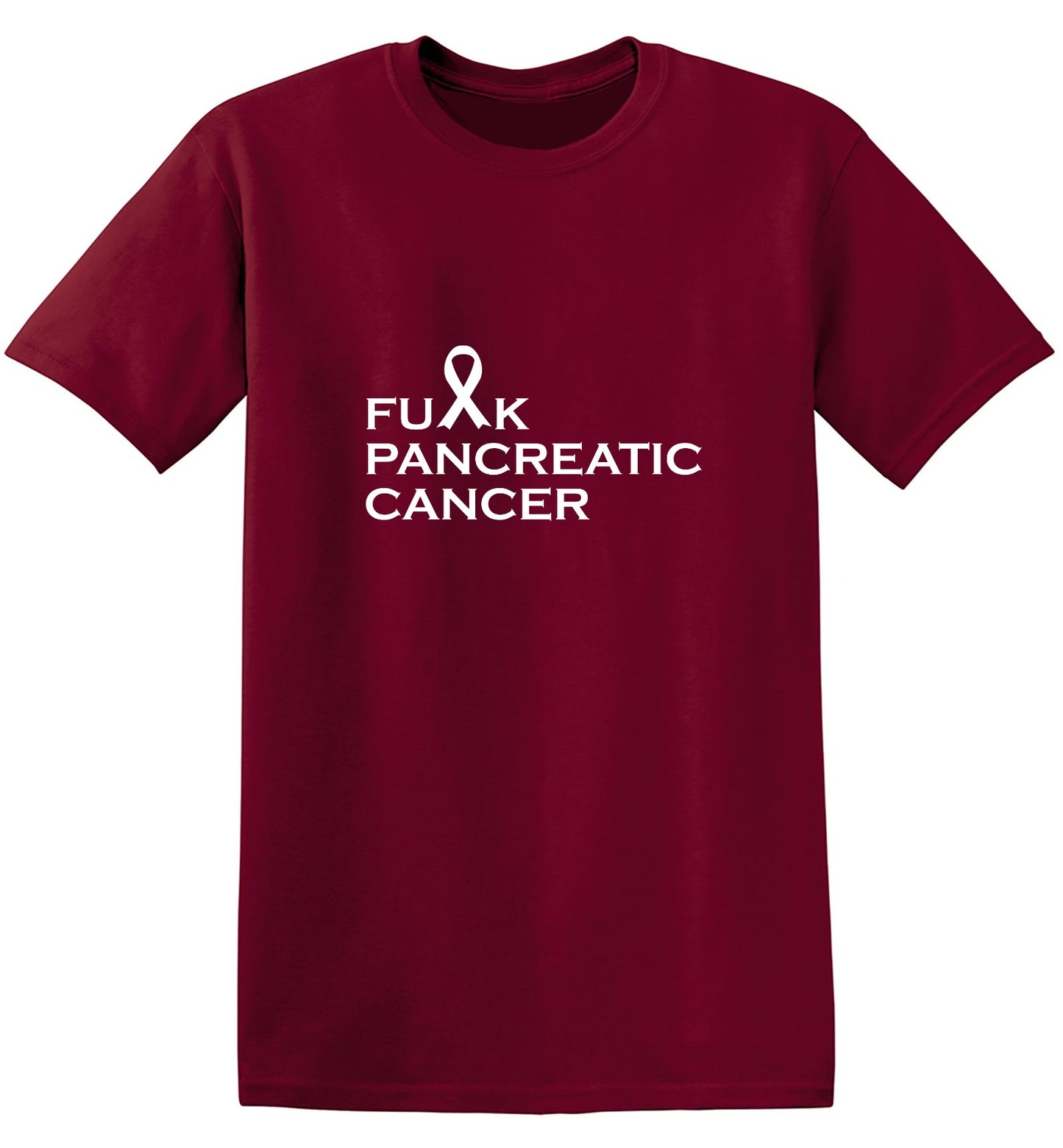 Funny T-Shirts design "Fu*K Pancreatic Cancer T-Shirt"
