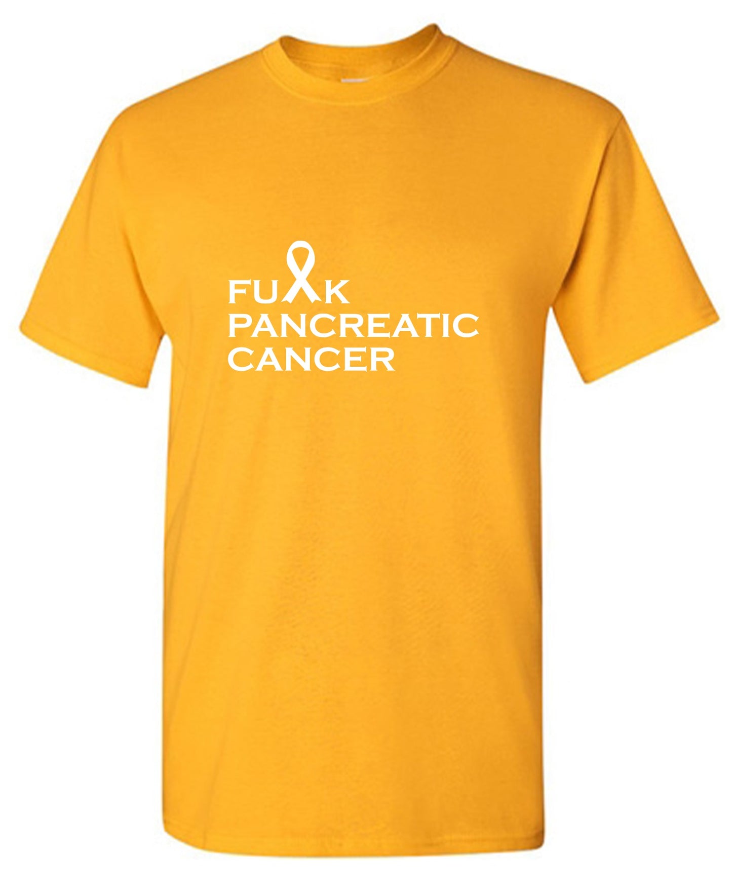 Funny T-Shirts design "Fu*K Pancreatic Cancer T-Shirt"