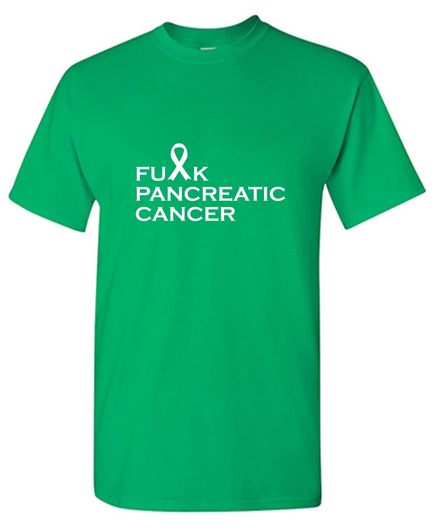 Funny T-Shirts design "Fu*K Pancreatic Cancer T-Shirt"