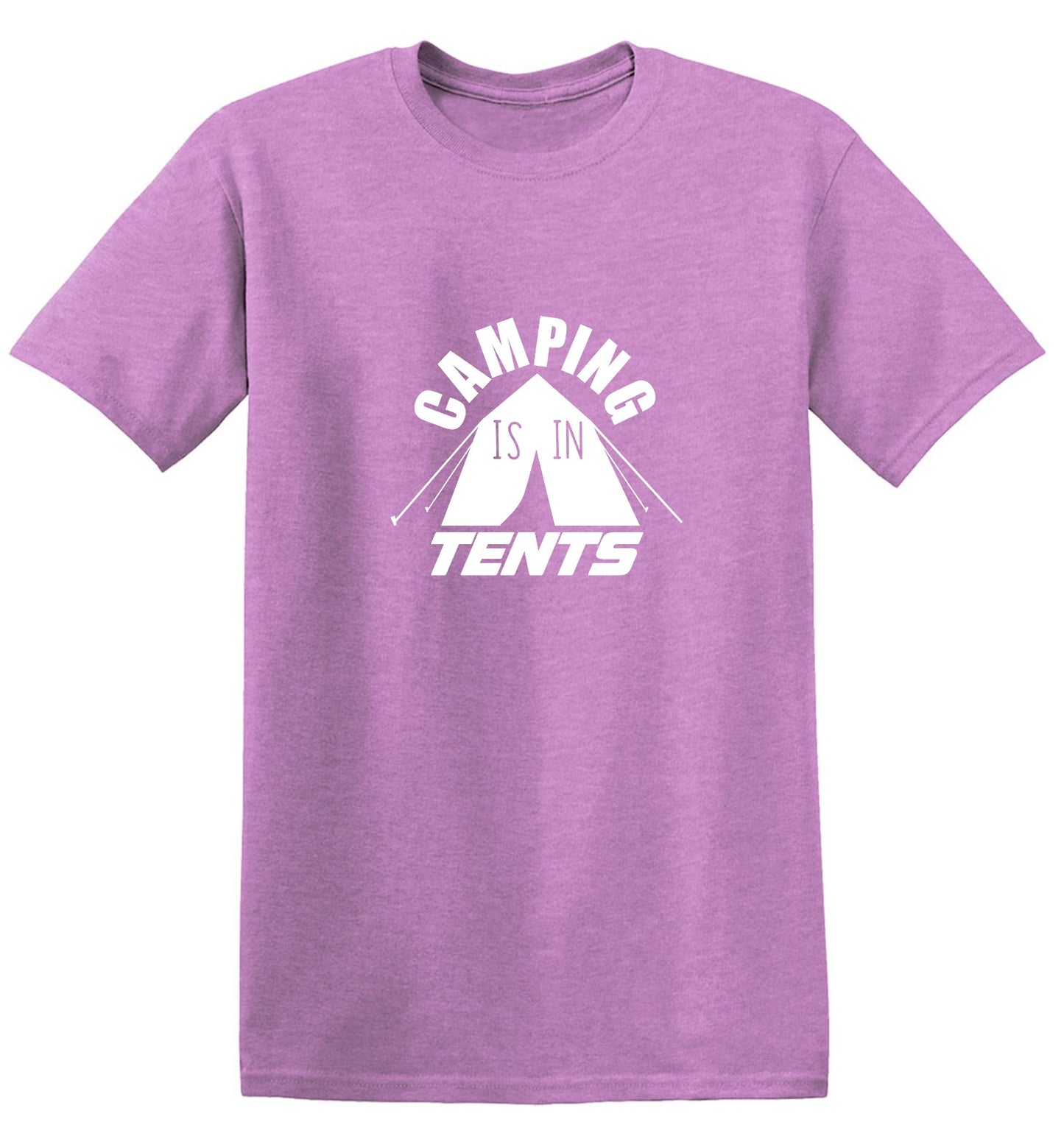 Funny T-Shirts design "Camping is in Tents Shirt"