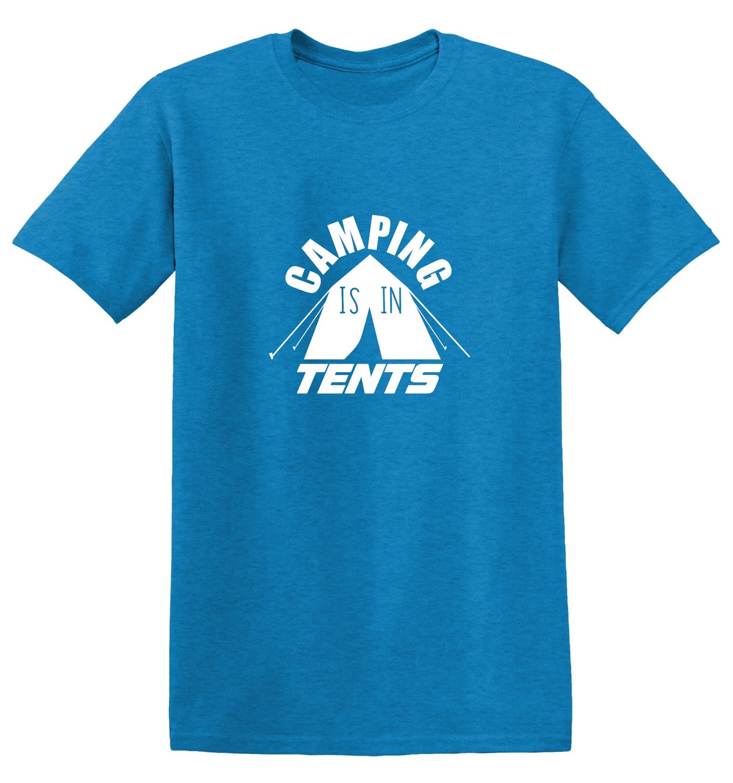 Funny T-Shirts design "Camping is in Tents Shirt"
