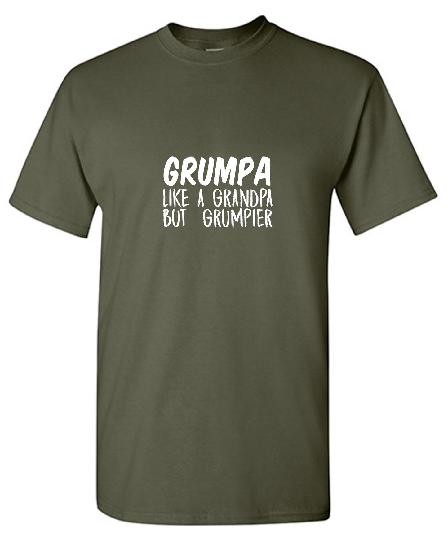 Funny T-Shirts design "Grumpa like a Grandpa but Grumpier Shirt"