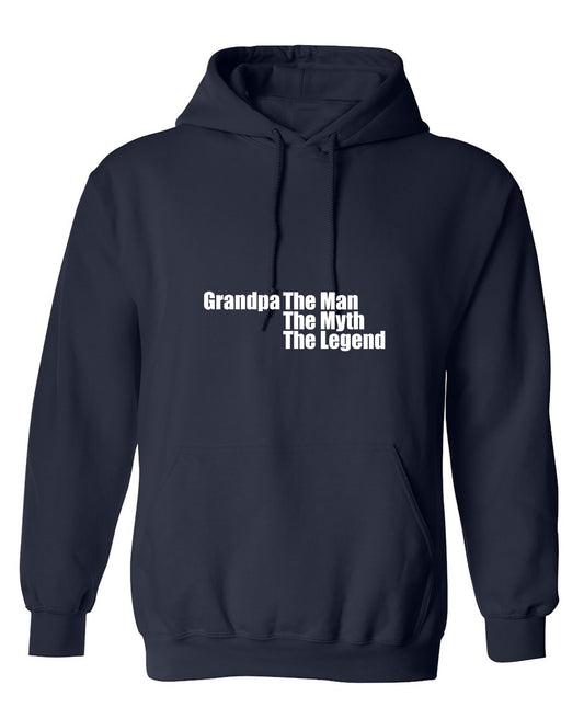 Funny T-Shirts design "Grandpa The Man, The Myth The Legend T-Shirt - Hoodie"