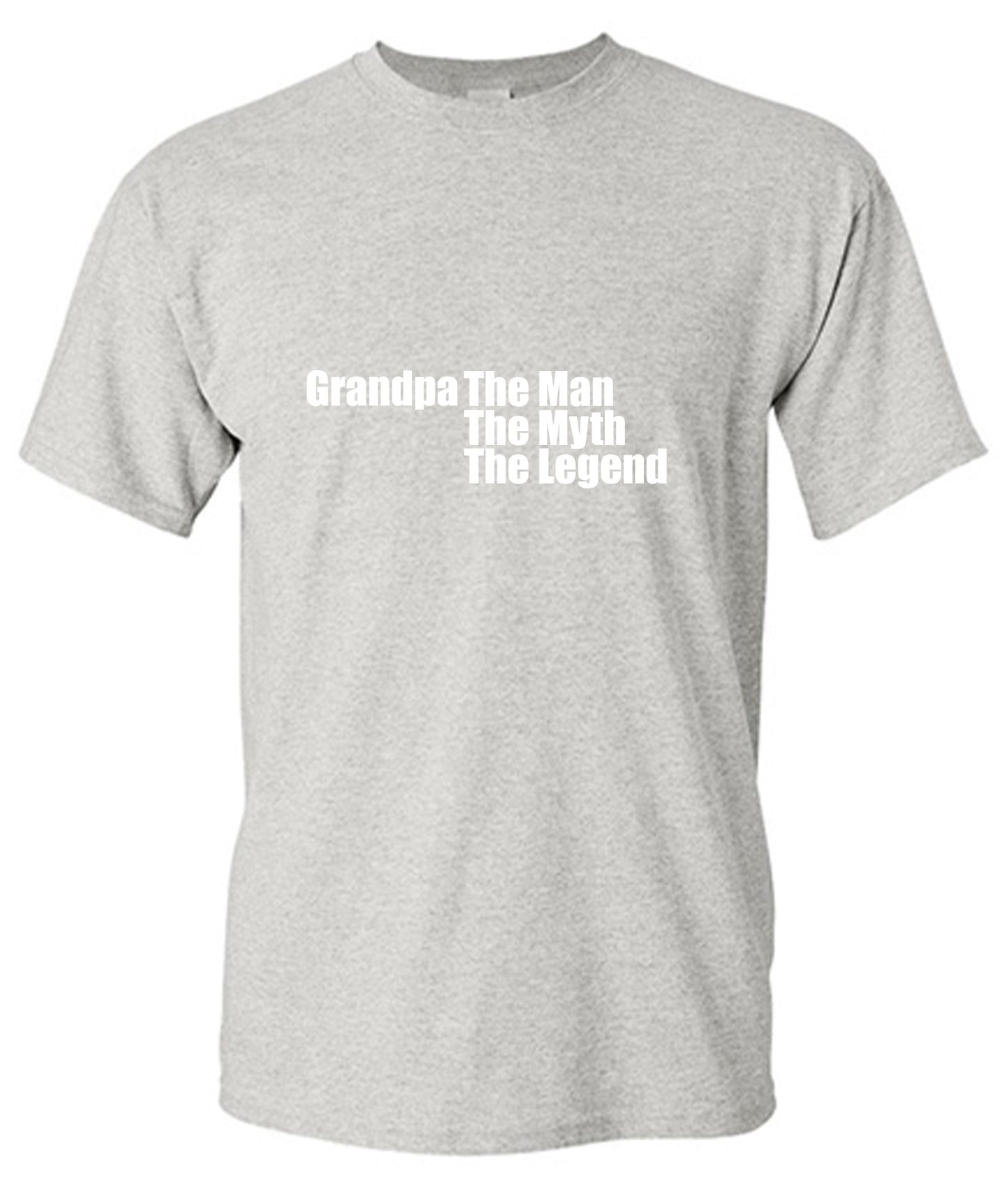Funny T-Shirts design "Grandpa The Man, The Myth The Legend"